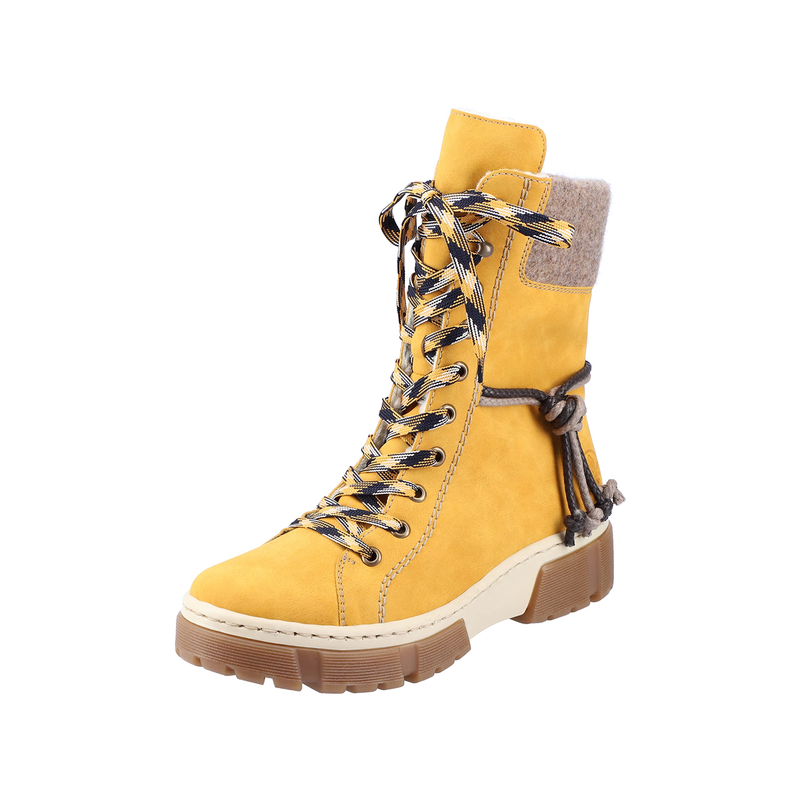 Rieker Women's X8618 Fashion Boot, Yellow, 7.5 UK