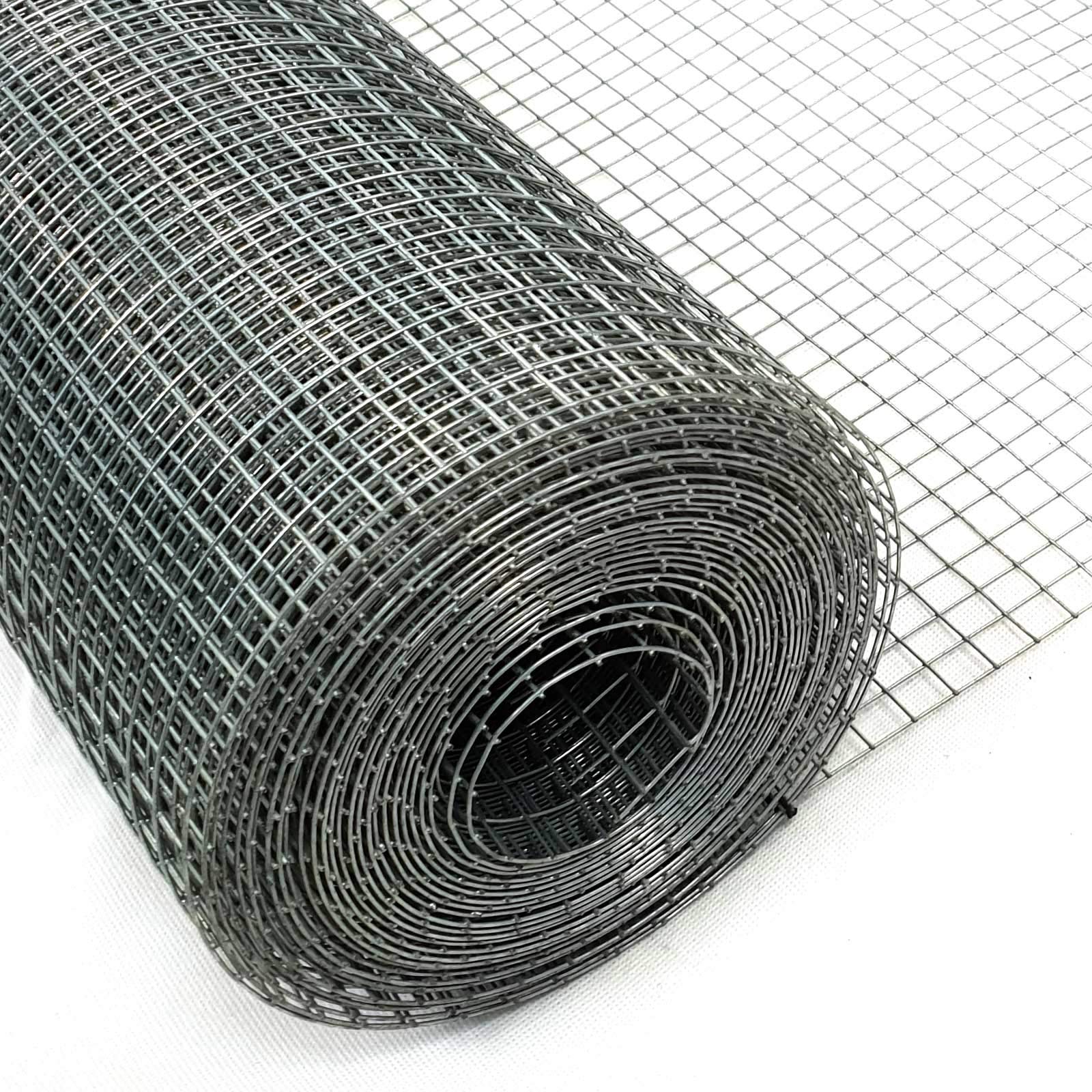 Garmix Volierendraht 100cm 16x16mm Maschendraht 4-Eck Verzinkt Drahtgitter (10m, 1,00mm)