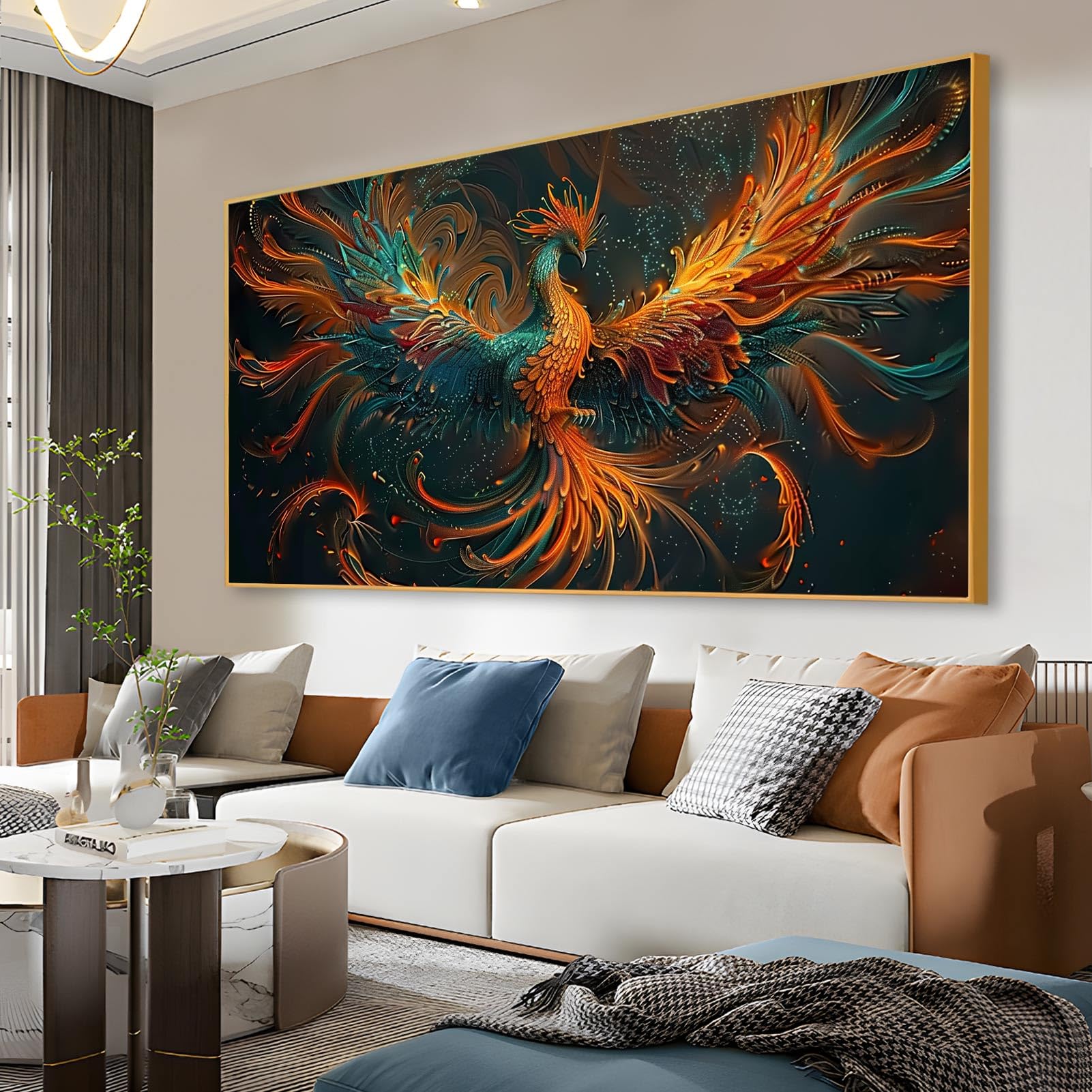絵画+タペストリー Phoenix Amazon.com: Phoenix Canvas Wall Art, Phoenix Wall Art