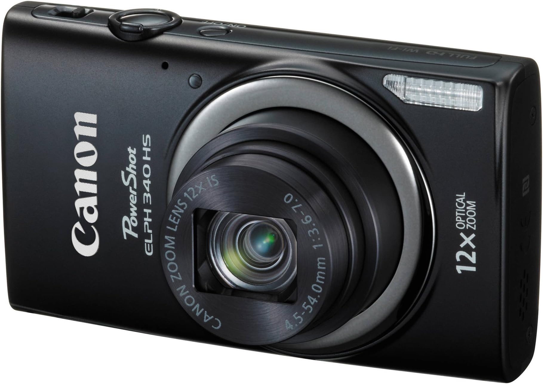 Canon PowerShot ELPH 340 HS 16MP Digital Camera (Black)