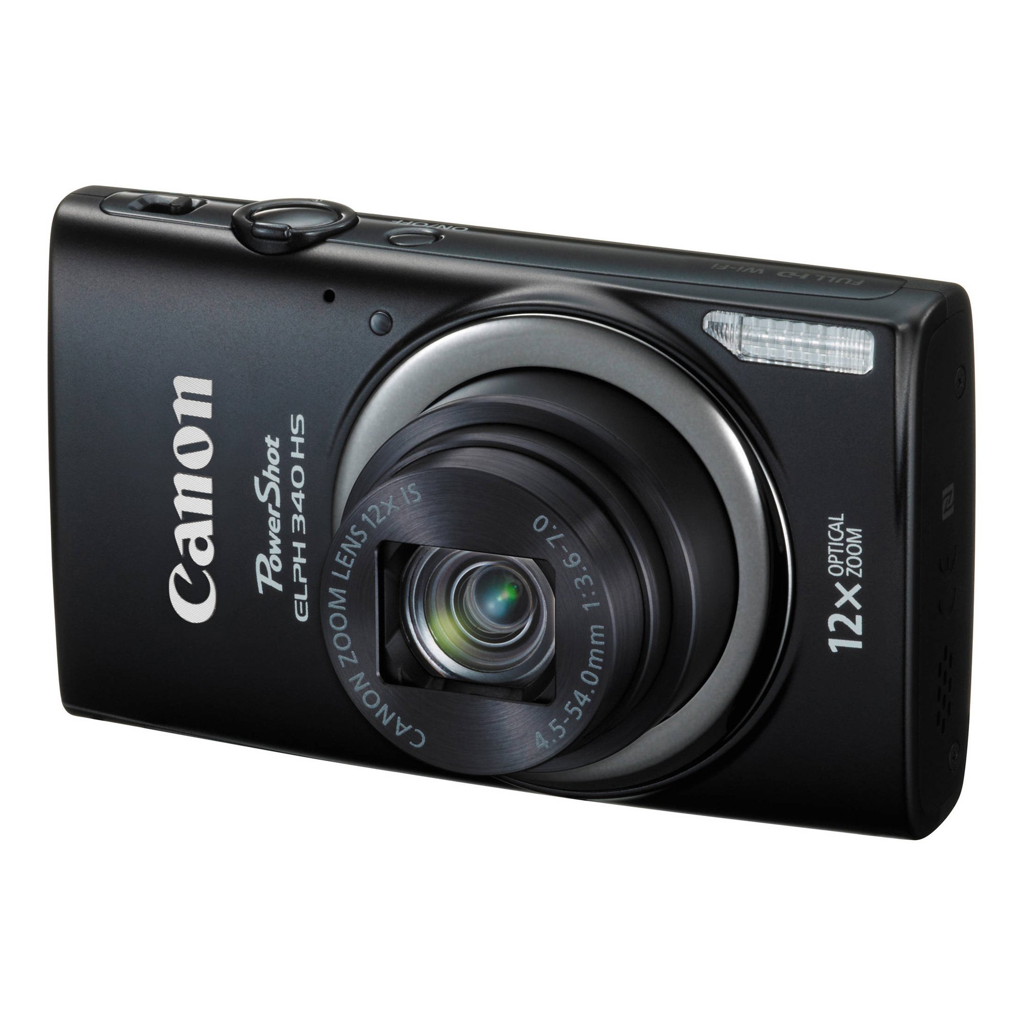 Canon PowerShot ELPH 340 HS 16MP Digital Camera (Black)