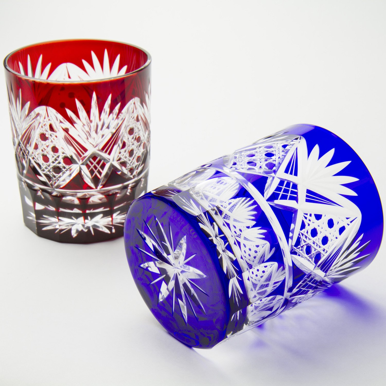 Amazon｜田島硝子正規代理店 八角籠目 菊底 オールドグラス ペア