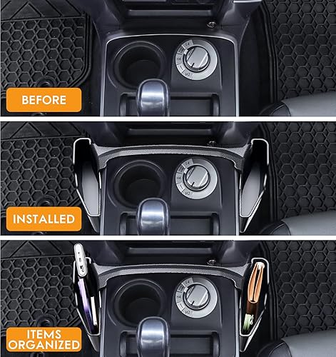 Miniatura 3 de Organizador de consola central compatible con Toyota 4Runner 2023 2022 2021 2020 2010-2019, accesorios para el interior del automóvil, caja de