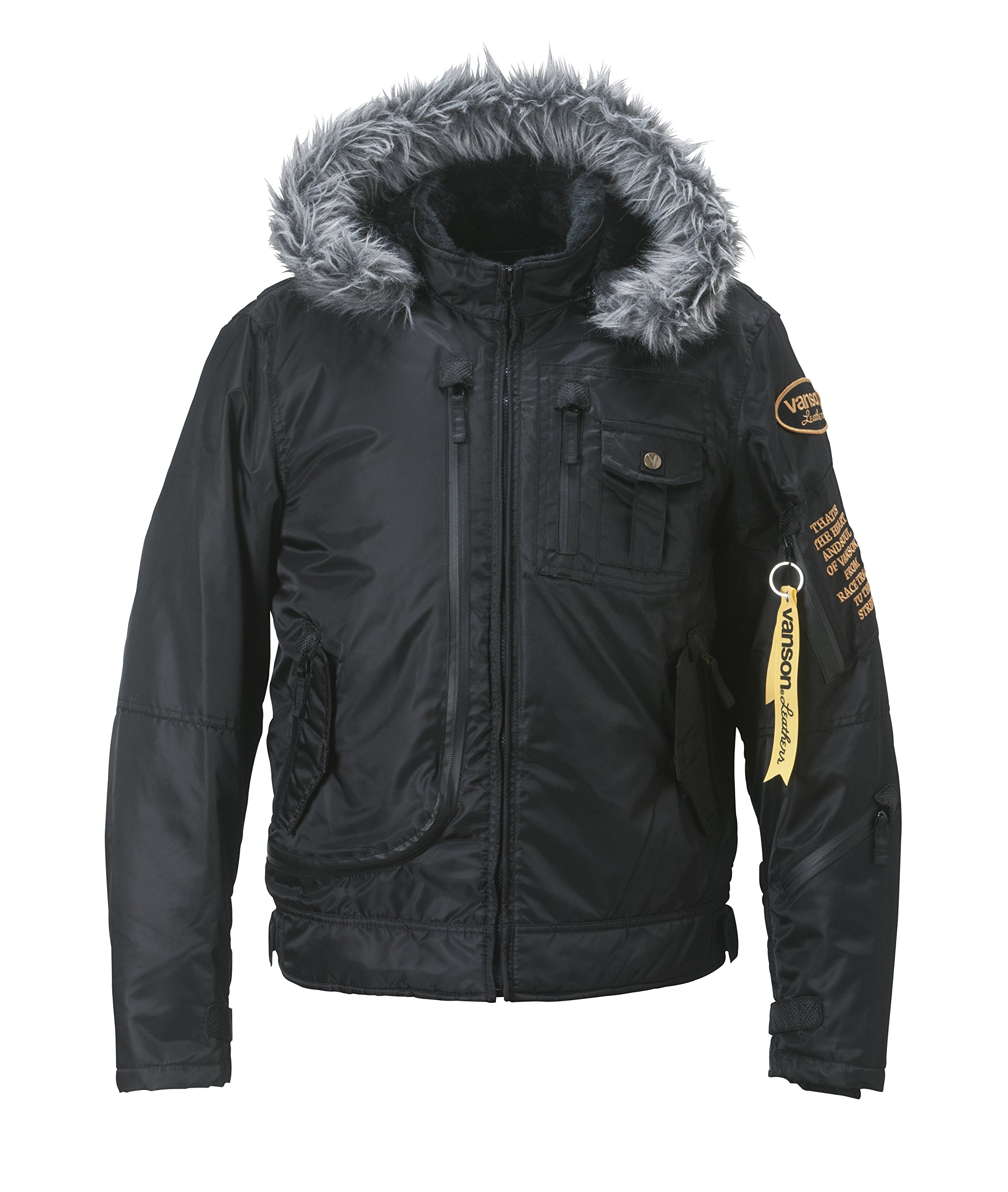 vanson レザージャケット 36 イエロー/ブラック VANSON レザージャケット USA製 36 バンソン 美品 イエロー｜Yahoo