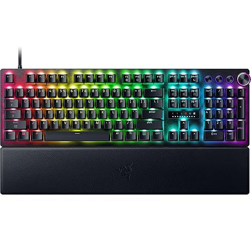 Razer Huntsman V3 Pro 8KHz Teclado para juegos E-sports Interruptores ópticos analógicos Gen 2-8000 Hz Pulsador de sondeo - Disparador rápido -