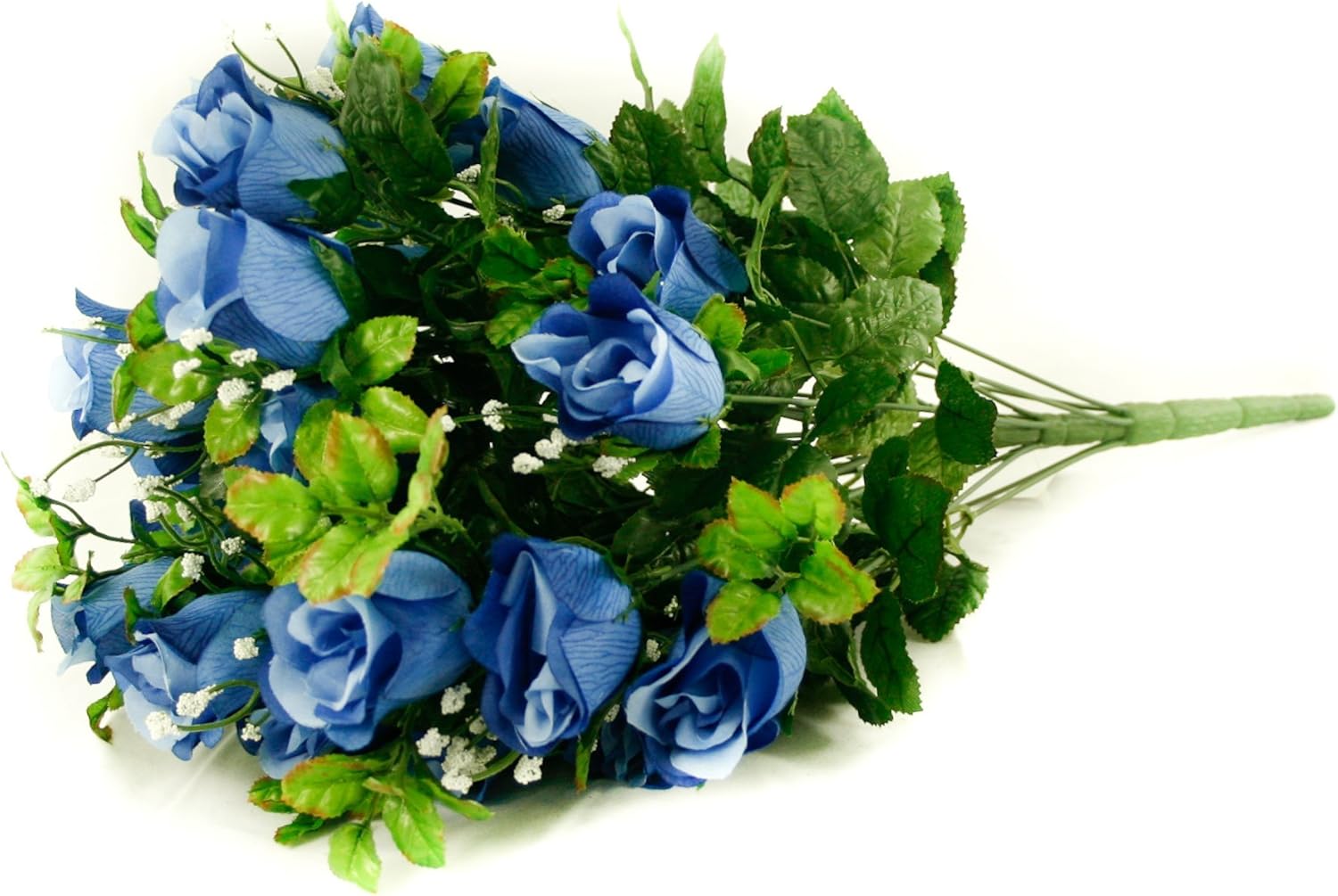 Floristrywarehouse Artificial Silk Flower Rose & Gyp Bunch