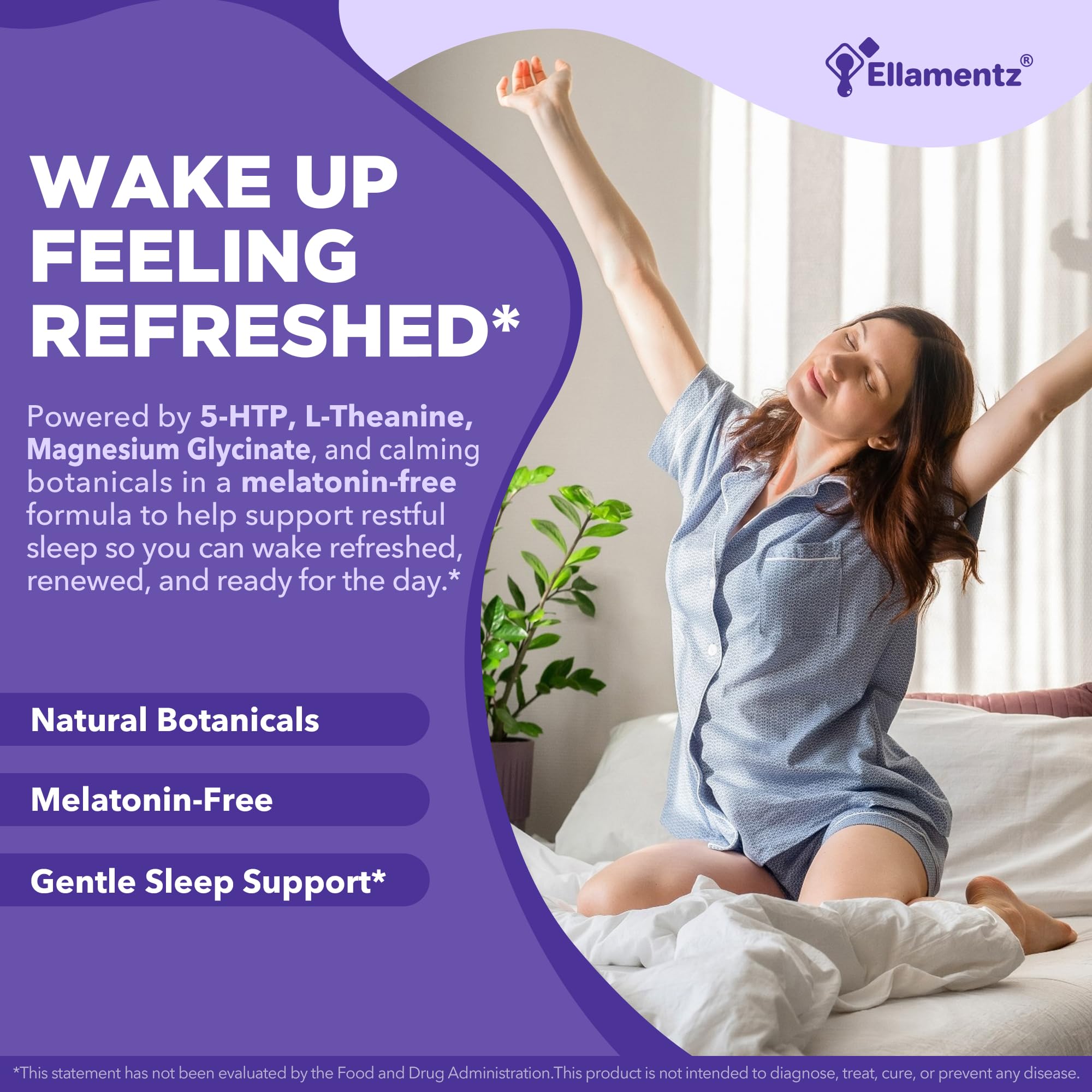 5HTP Gummies Magnesium Glycinate, L-Theanine, Melatonin Free Sleep Gummy — Amazon image 5