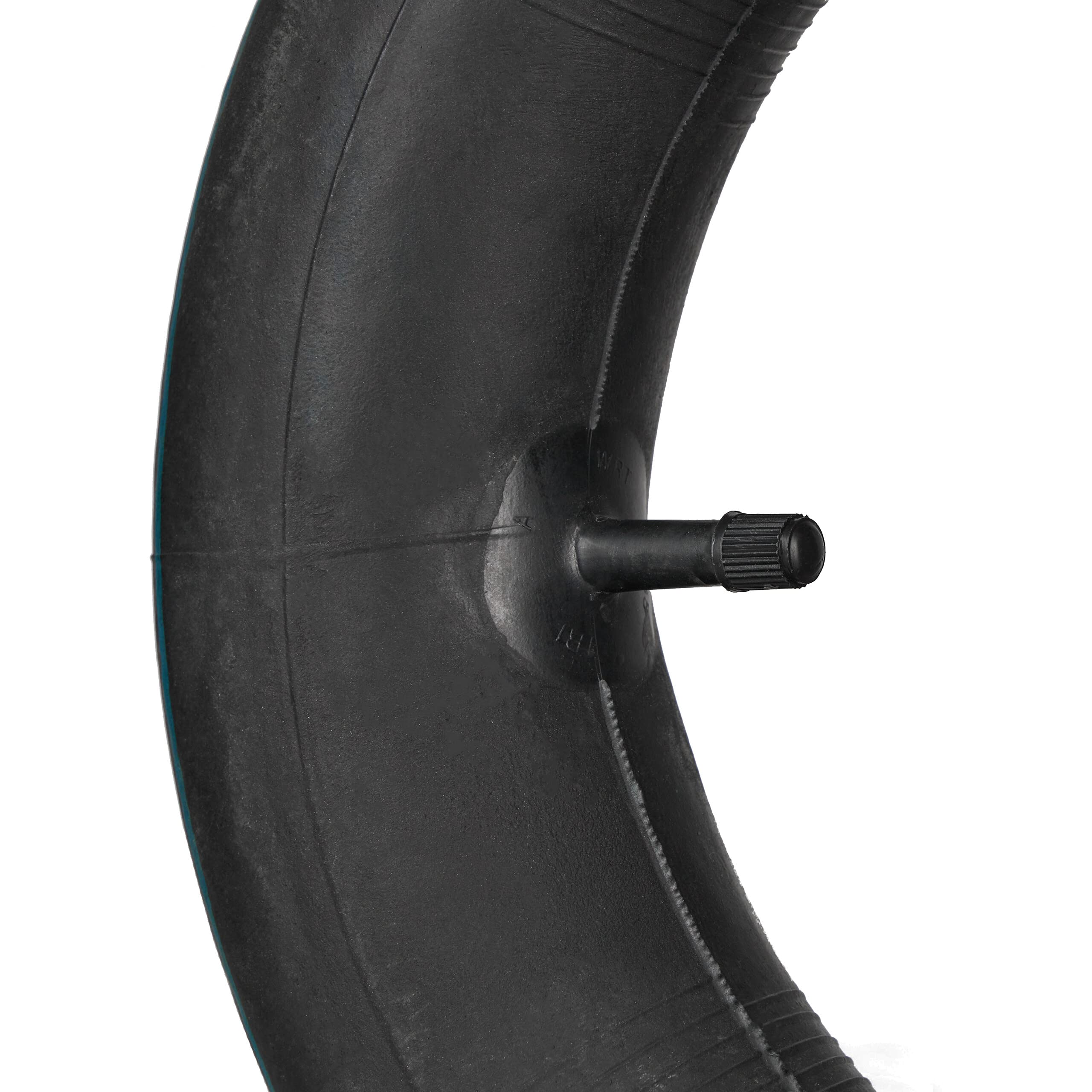 Relaxdays Roue brouette avec Chambre à air, Lot de 2 pneus Rechange 3.50-8 Pouces, pneumatiques, Jusqu’à 154 kg, Noire