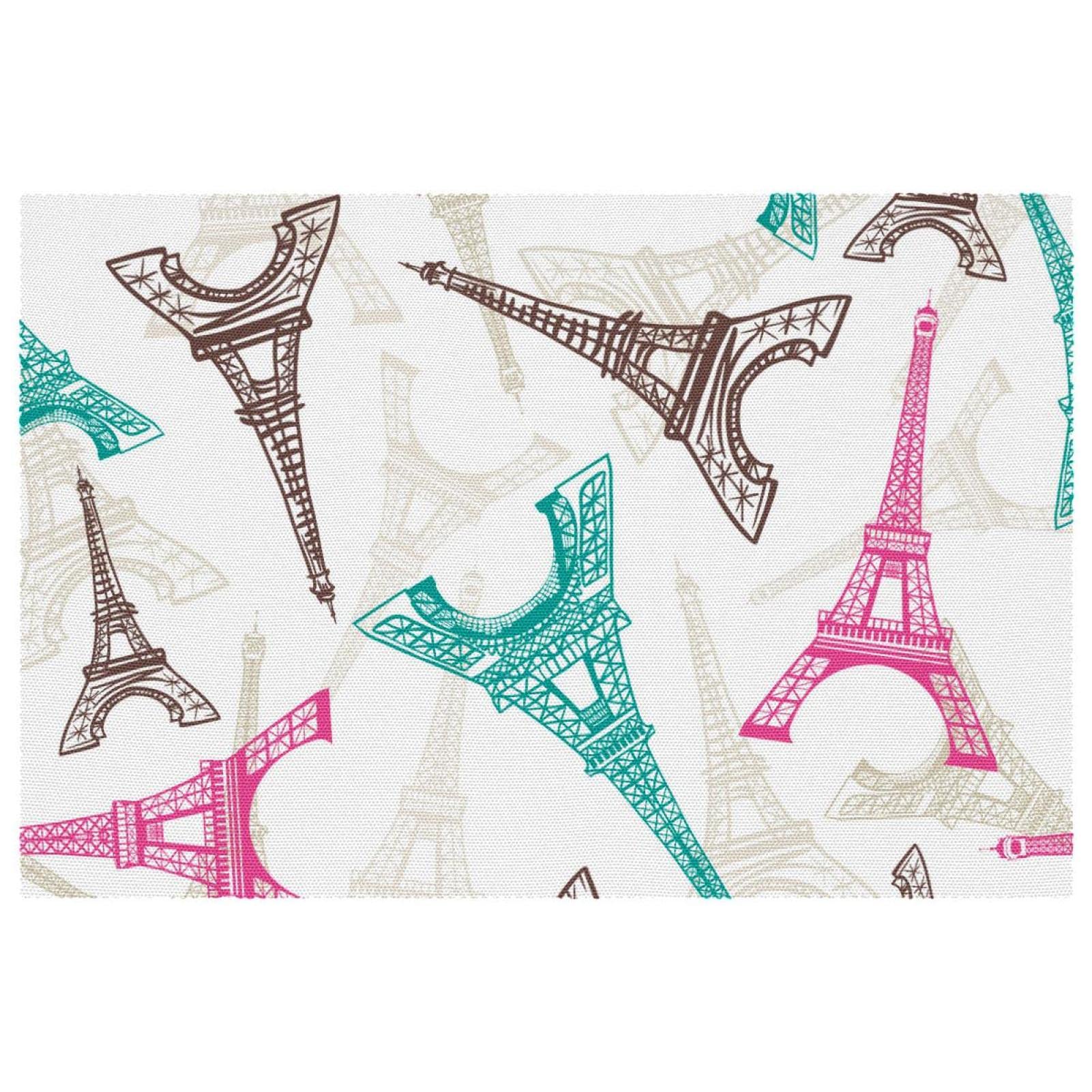 Sets de table Tour Eiffel Paris grand format 30x45cm antidérapants