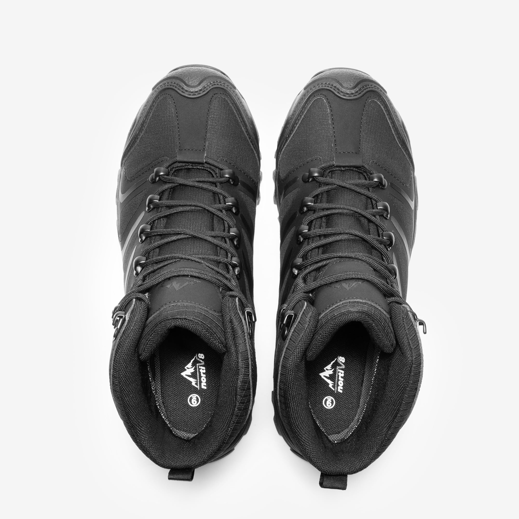 NORTIV 8 Waterproof Work Boots for Men Steel Toe Safety Construction Boots