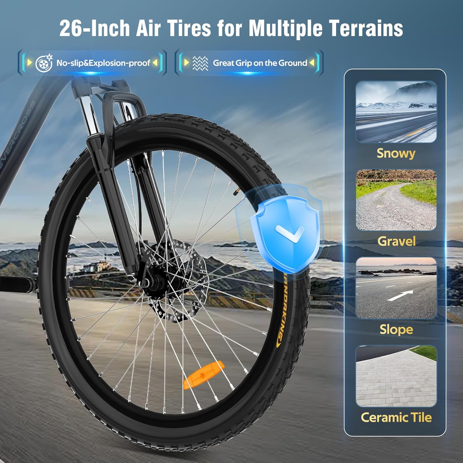 21-Speed Gear System on EVERCROSS EM3 Mountain Bike