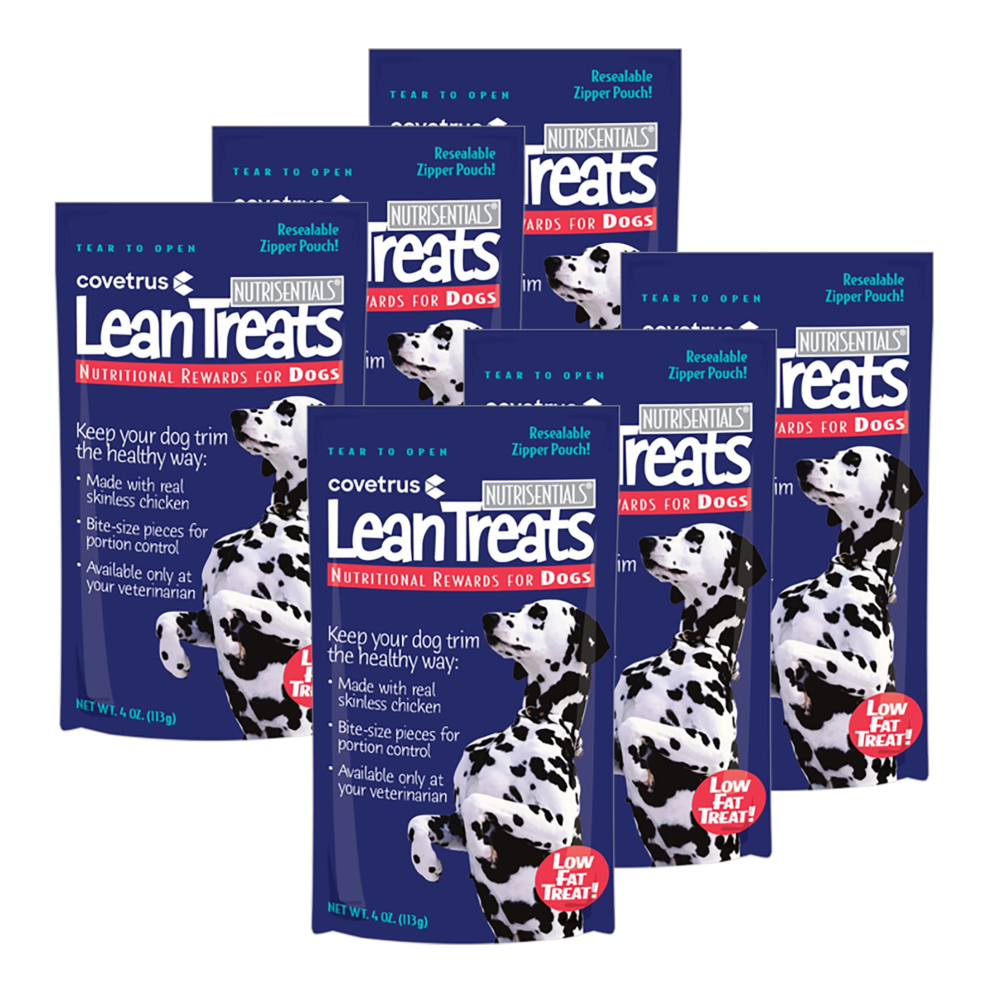 Photo 1 of *** EXP JUNE 15 2024 *** Nutrisentials Lean Treats Nutritional Treats for Dogs (4oz Pouches) Assorted Packs Sizes 4 Ounce (Pack of 6)