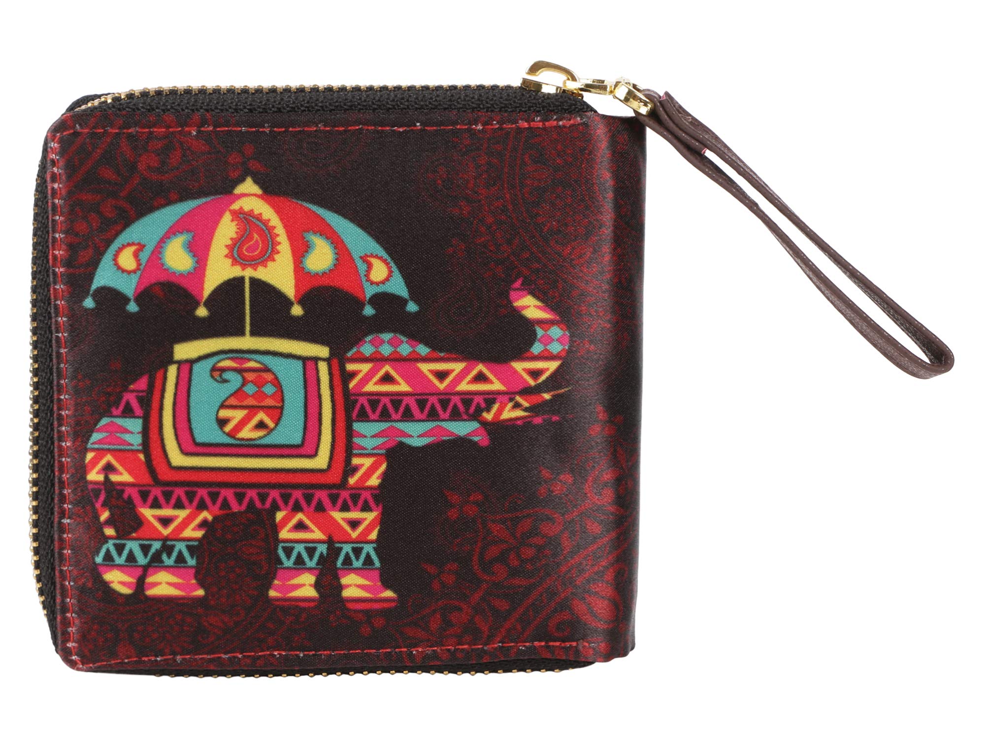 All Things Sundar Multicolored Satin Women's Wallet (W04)