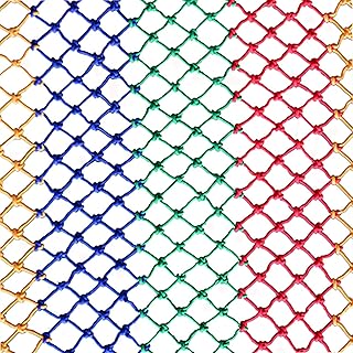 Protection Safety Net Rope Net Pet Cage Protection Net Floor Well Protection Net Home Decoration Protection Climbing Net Safety Rope Net Color Style, Simple and Easy to Install(Size:1x4m)