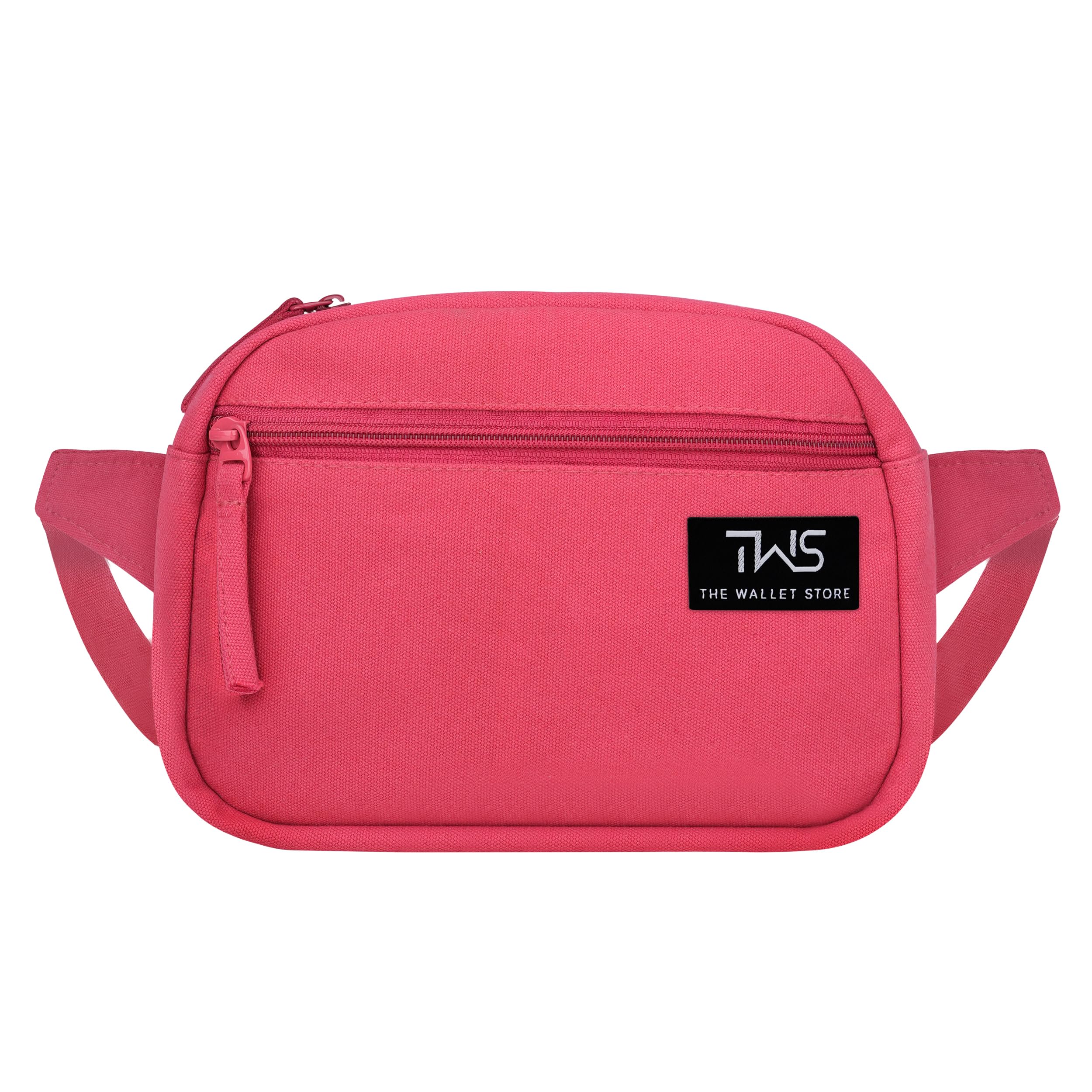The Wallet Store Urban Trek Canvas Fanny Bag - Red