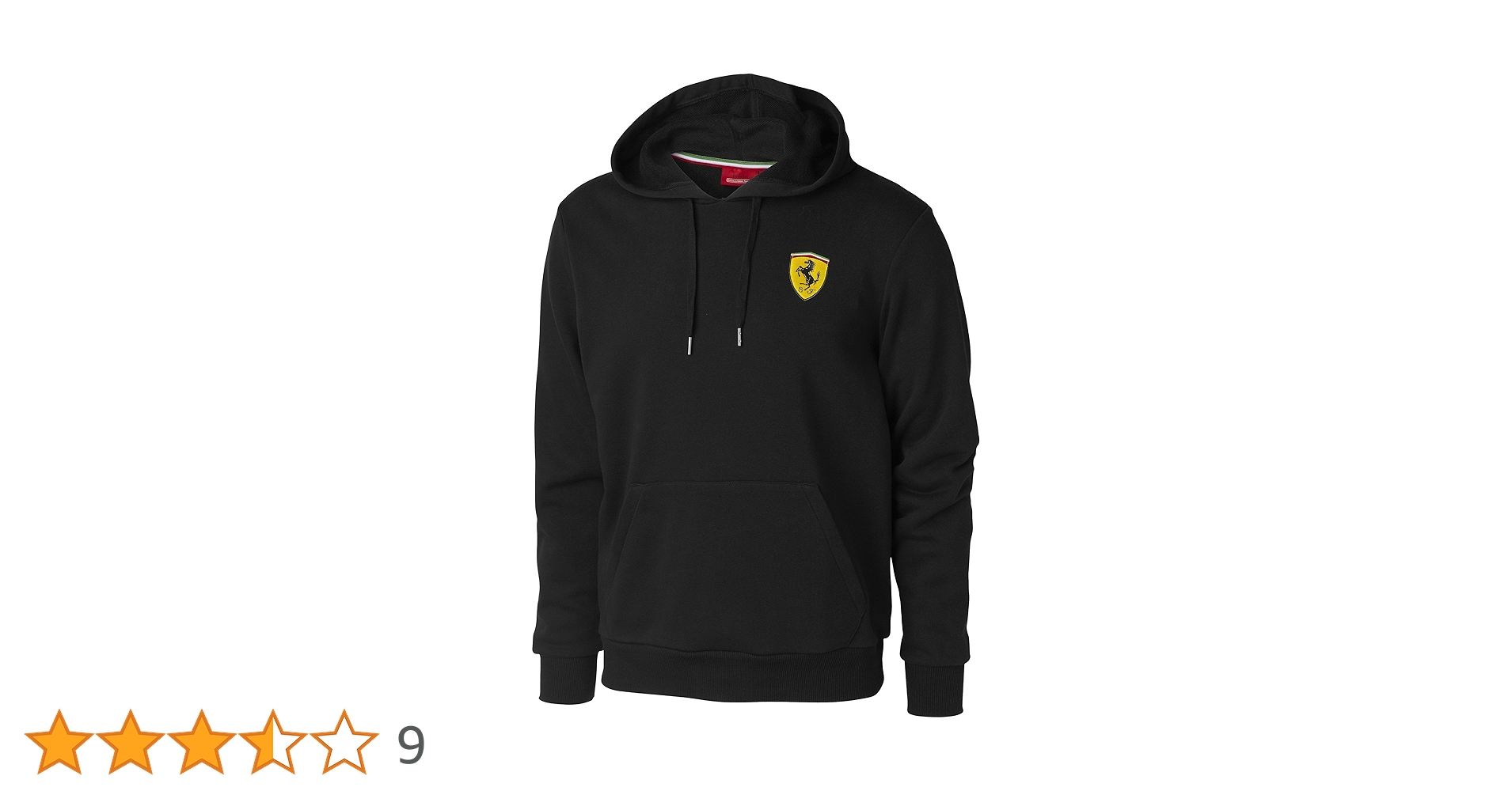 Ferrari Black XX-Large Hooded Sweatshirt : Amazon.in: Fashion