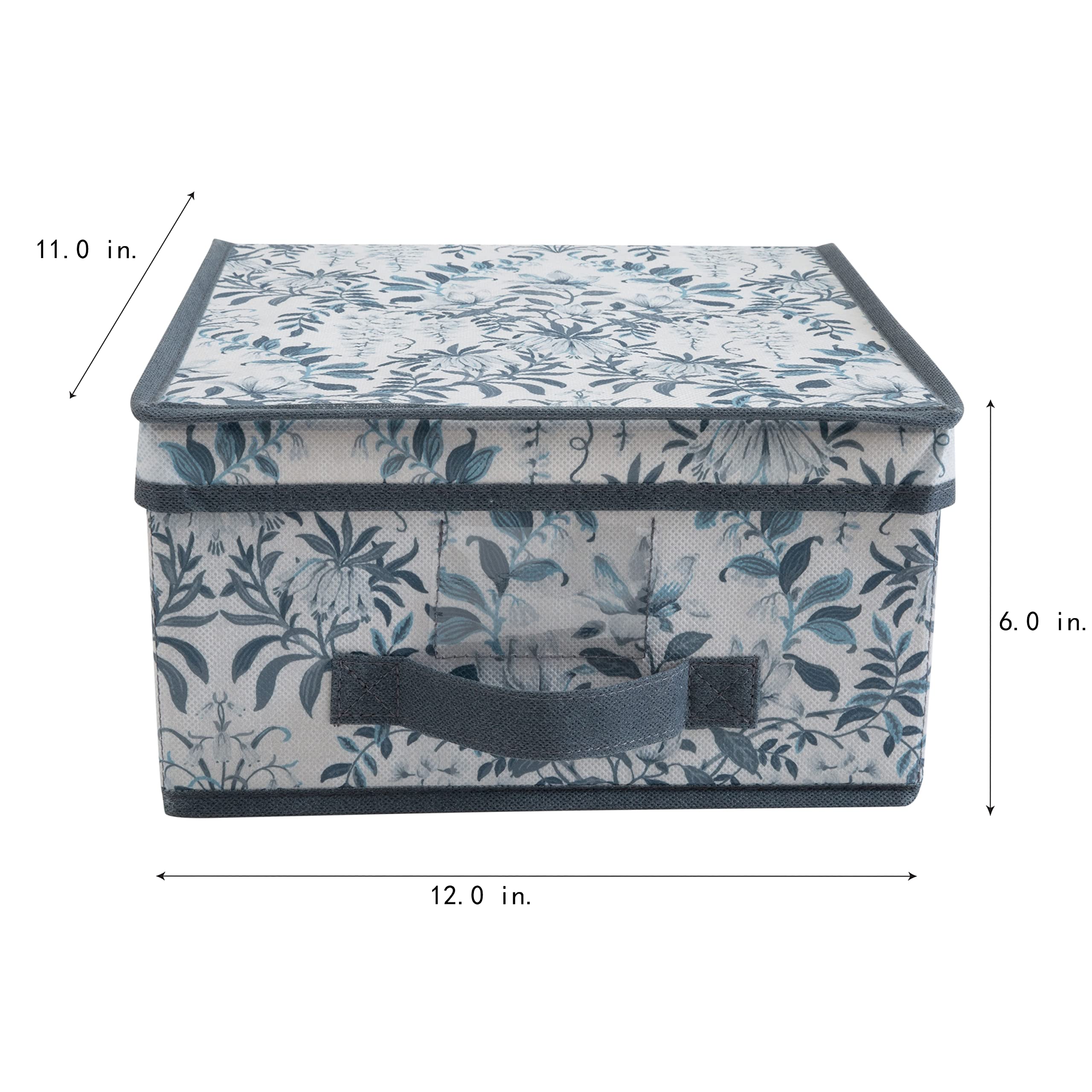 Amazon.com: Laura Ashley Medium Storage Box | Dimensions: 11