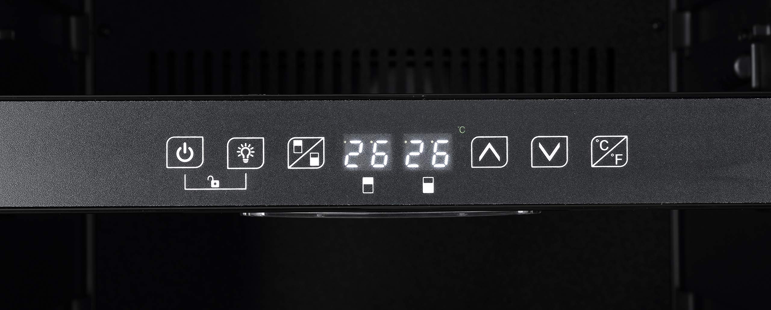 Respekta Weinkühlschrank freistehend 49 Flaschen 116 L Nutzinhalt 5°-22°C Touch Control LED WKS 49