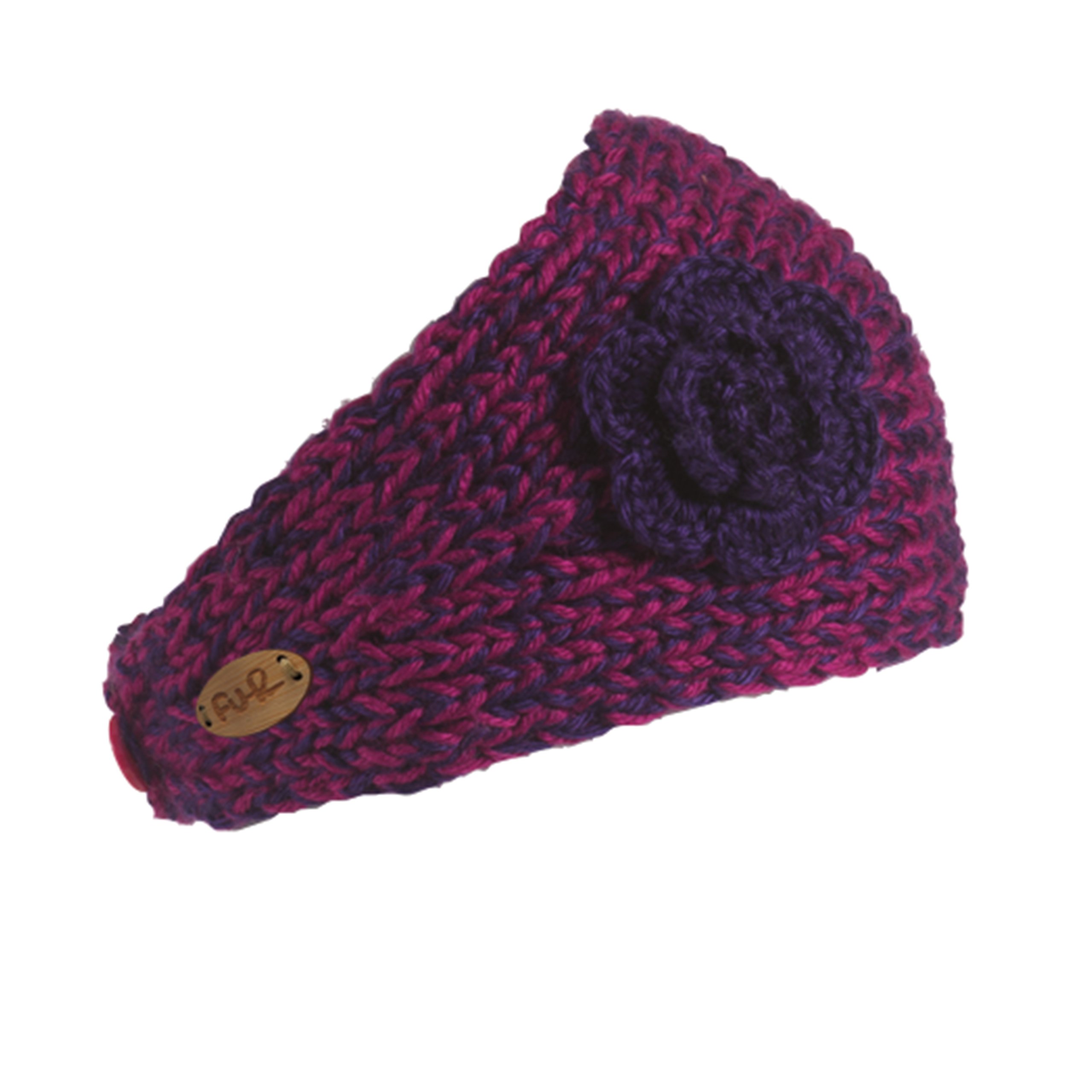 Turtle Fur Lifestyle - Women's Toaster, Fleece Lined Hand Knit Headband, Crystal,One Size