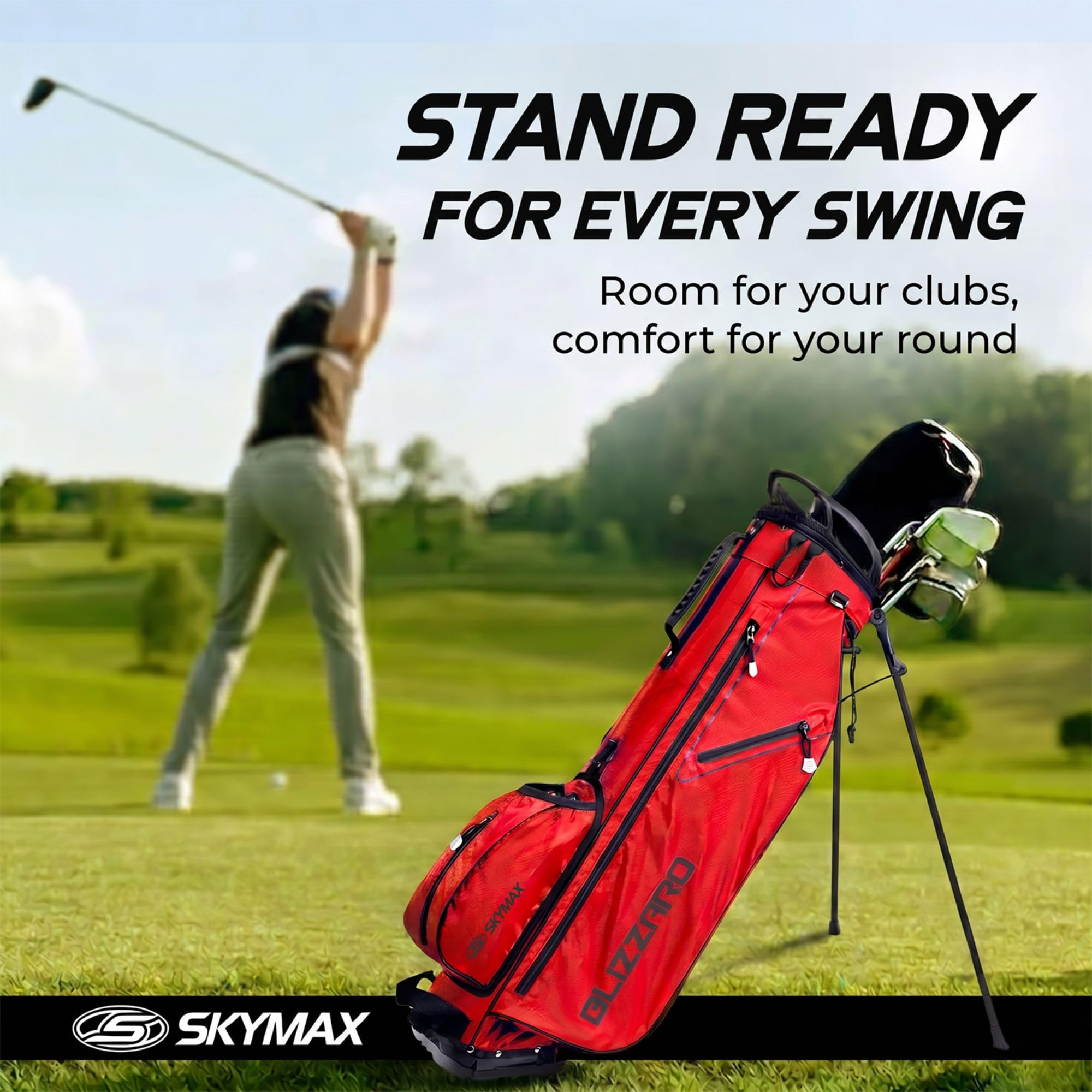 SkyMax Blizzard - Borsa con Supporto Unisex Adulto