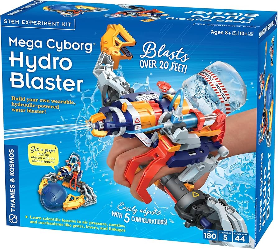 Amazon.com: Thames & Kosmos Mega Cyborg Hydro Blaster STEM