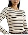 Lauren Ralph Lauren Striped Rib-Knit Crew Neck Sweater - #3 of 3