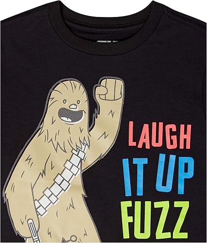 Vista 116 de Yaxa Essentials Disney Marvel Camisetas de manga corta para niños y niños pequeños de Star Wars (cebra previamente manchada), paquetes