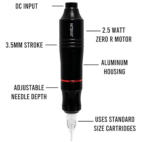 Miniatura 2 de Javelin - Kit de bolígrafos de tatuaje (kit avanzado + 20 colores)