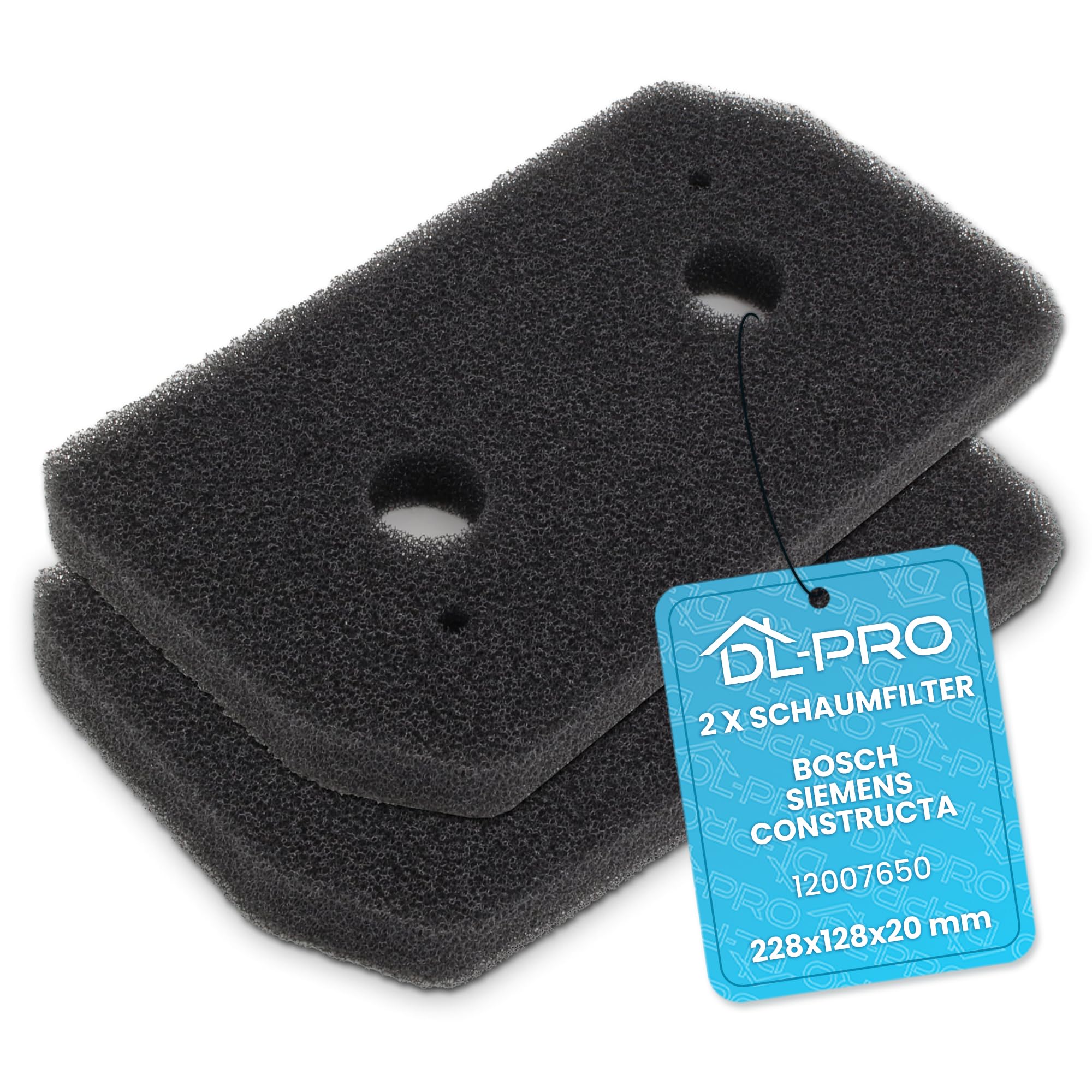 Filtro Schiuma Per Asciugatrice Bosch 12007650 - 228x128mm, Lavabile, Compatibile Con Serie 8 E Constructa - Foto 1