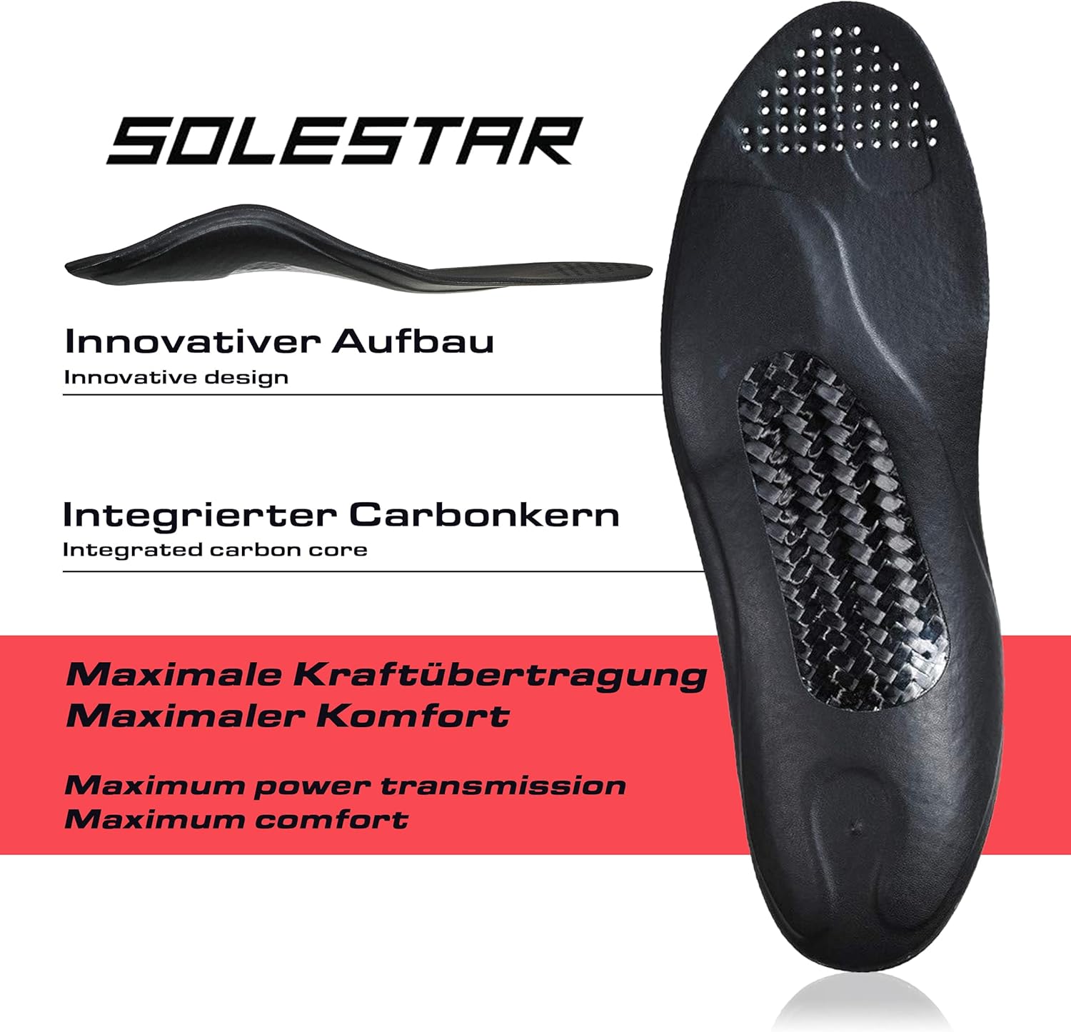 Solestar blk insoles Clearance