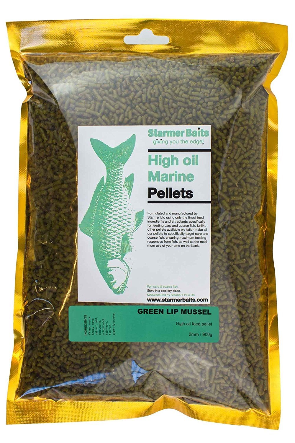 starmerbaits Green lip mussel/pellets / 2mm / 400g