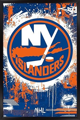 Trends International NHL New York Islanders - Póster de pared con logotipo Maximalist 23