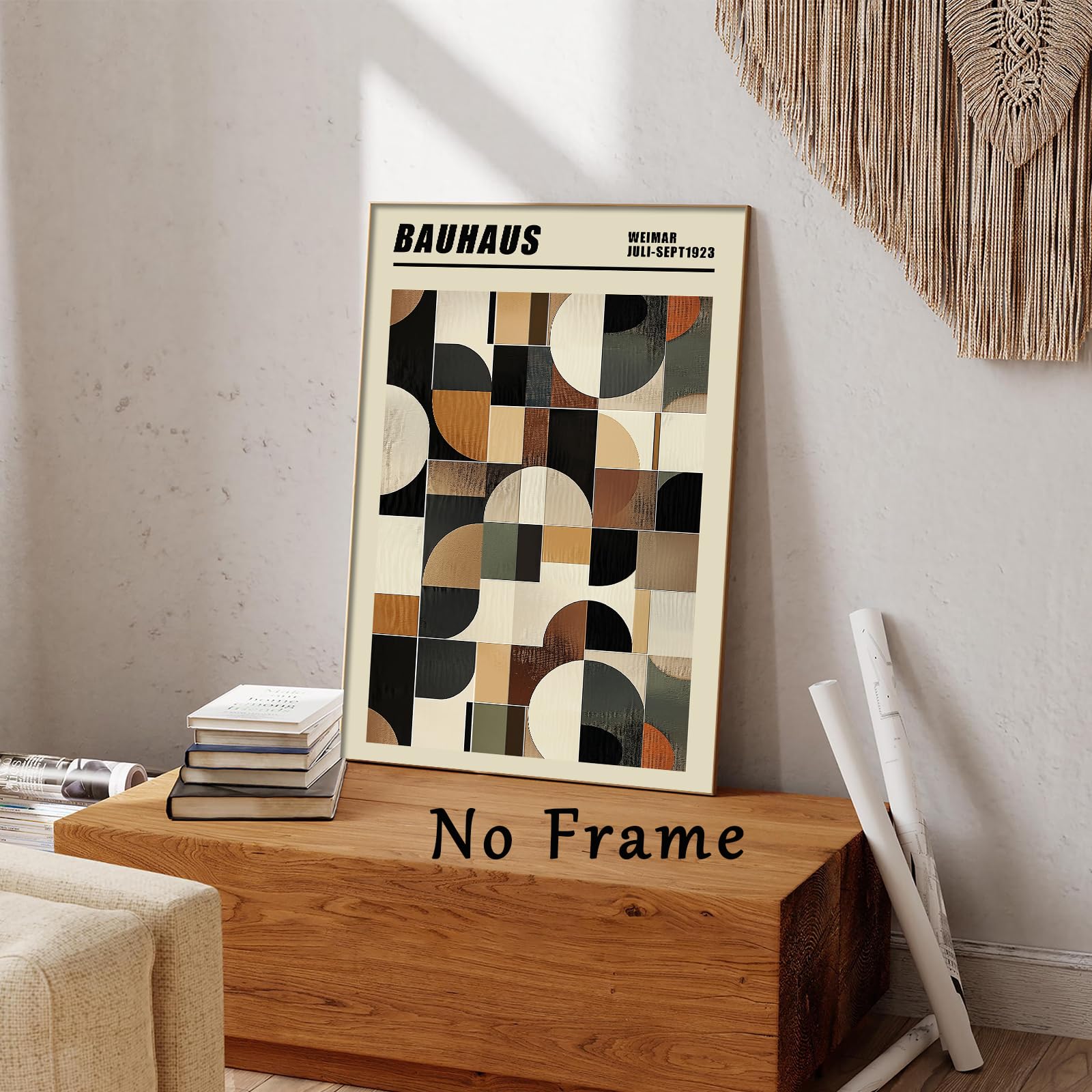 Amazon.com: Bauhaus Wall Art Canvas Geometric Art Prints Abstract