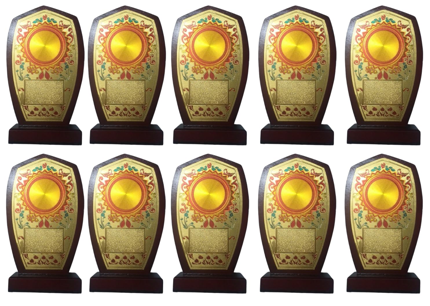 Orent Trophy for Party Celebration, Gift, Sport Academy, Awards for Teachers& Students Multicolour S 1618,5.5 inch Set of 10-picture-38