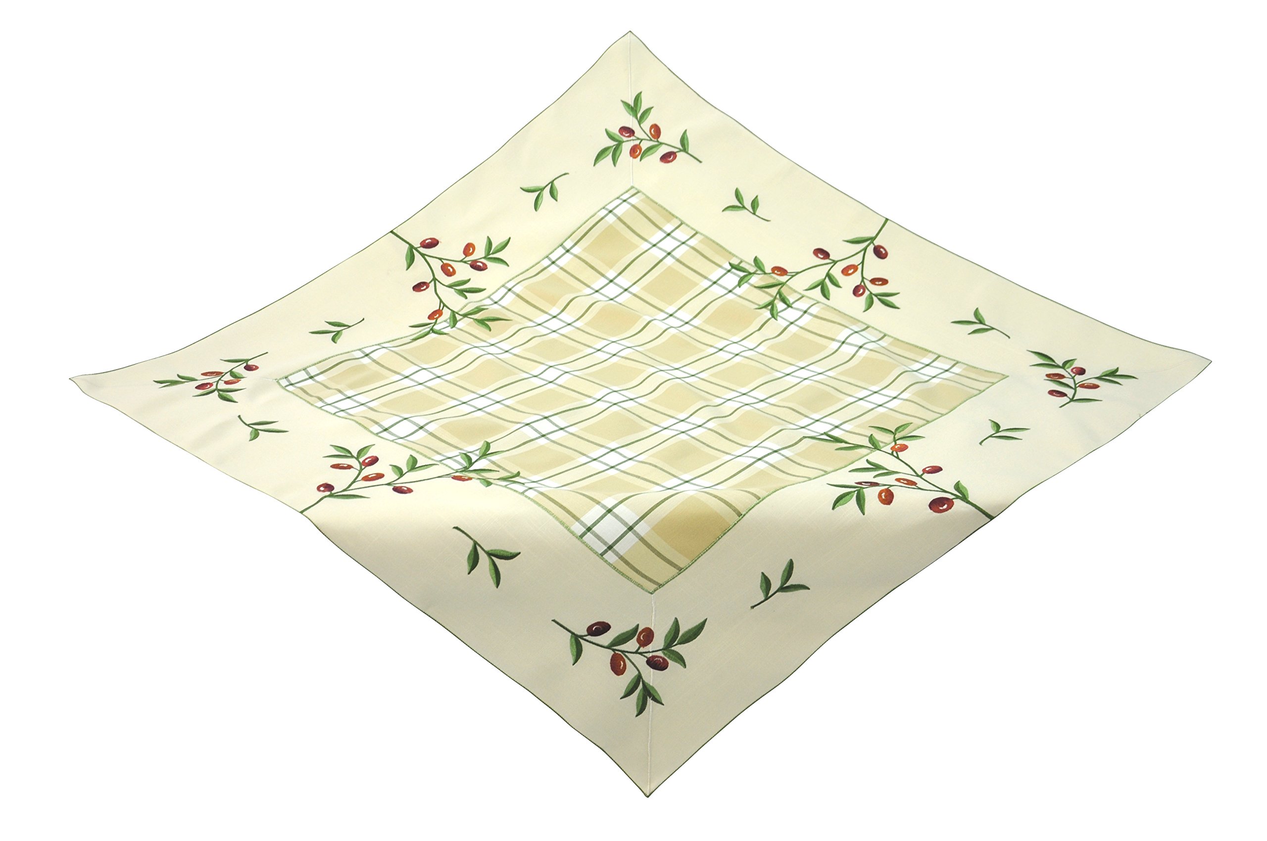 Bellanda Tablecloth, Polyester, Natural, 170 x 130 x 0.5 cm