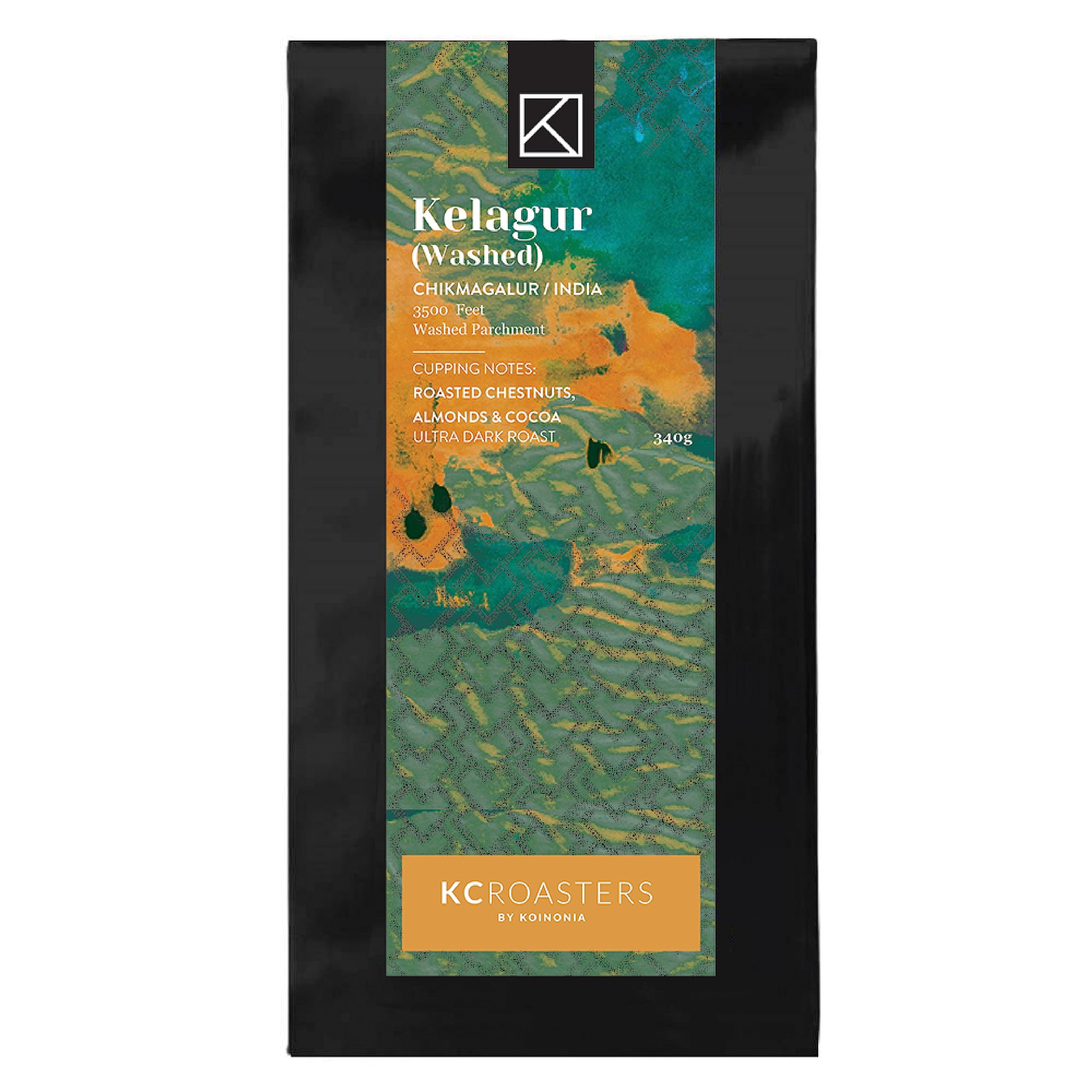 KCROASTERS KOINONIA | Kelagur Washed Coffee 340 gm Ultra-Dark Roast Arabica Coffee Beans - Roasted, Not Ground (Whole Beans), Packed In Biodegradable Bags (B08CY5GV8Q) Amazon Price History, Amazon Price Tracker