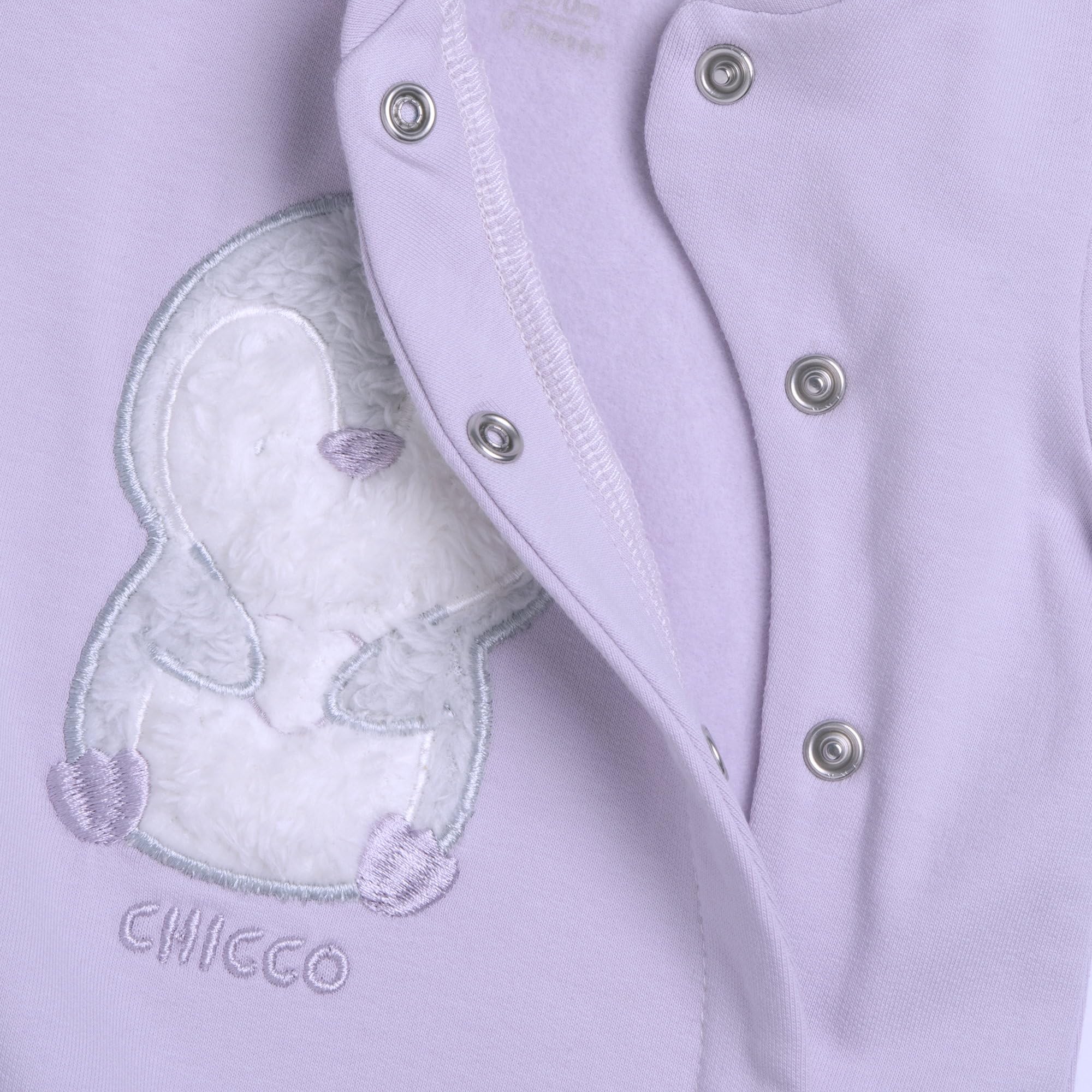 Chicco, Tutina Neonato e Neonata in Morbido Cotone, con Comoda Apertura Frontale, Ideale per l'Autunno, Abbigliamento Bambino e Bambina 0-24 Mesi, Designed in Italy