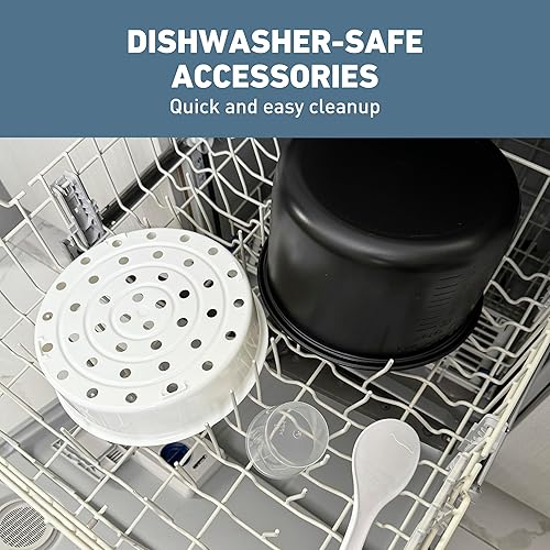 Miniatura 5 de West Bend Olla multicocción de arroz y grano programable con 9 funciones preestablecidas, cuenta con funciones de inicio retardado y mantiene el