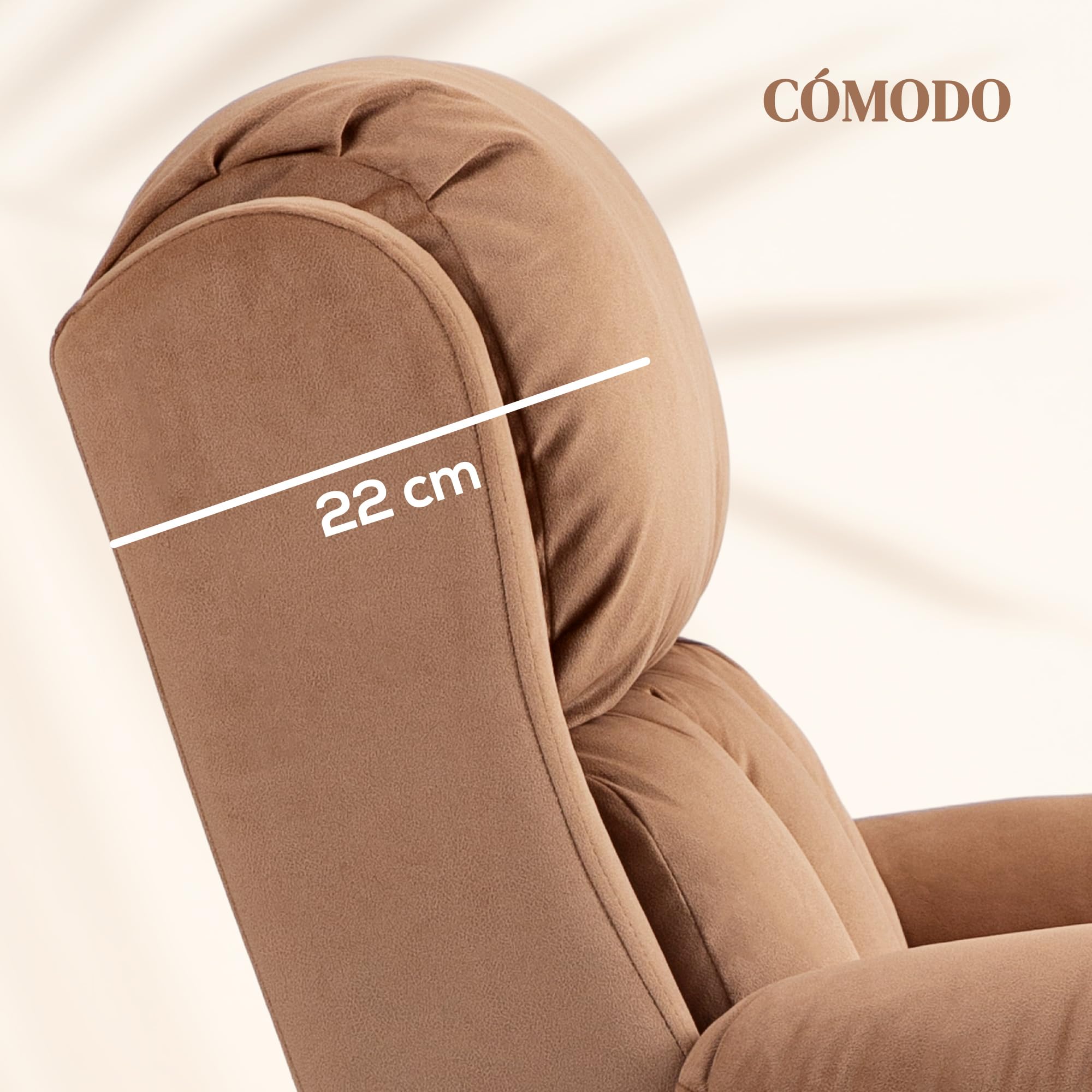 HOMCOM Sillón Relax Reclinable Eléctrico Levanta Personas, con Masaje Vibratorio y Calor, Sillón Elevador, con Control Remoto, Reposapiés, Tapizado en Cuero Sintético, Bolsillos, Marrón