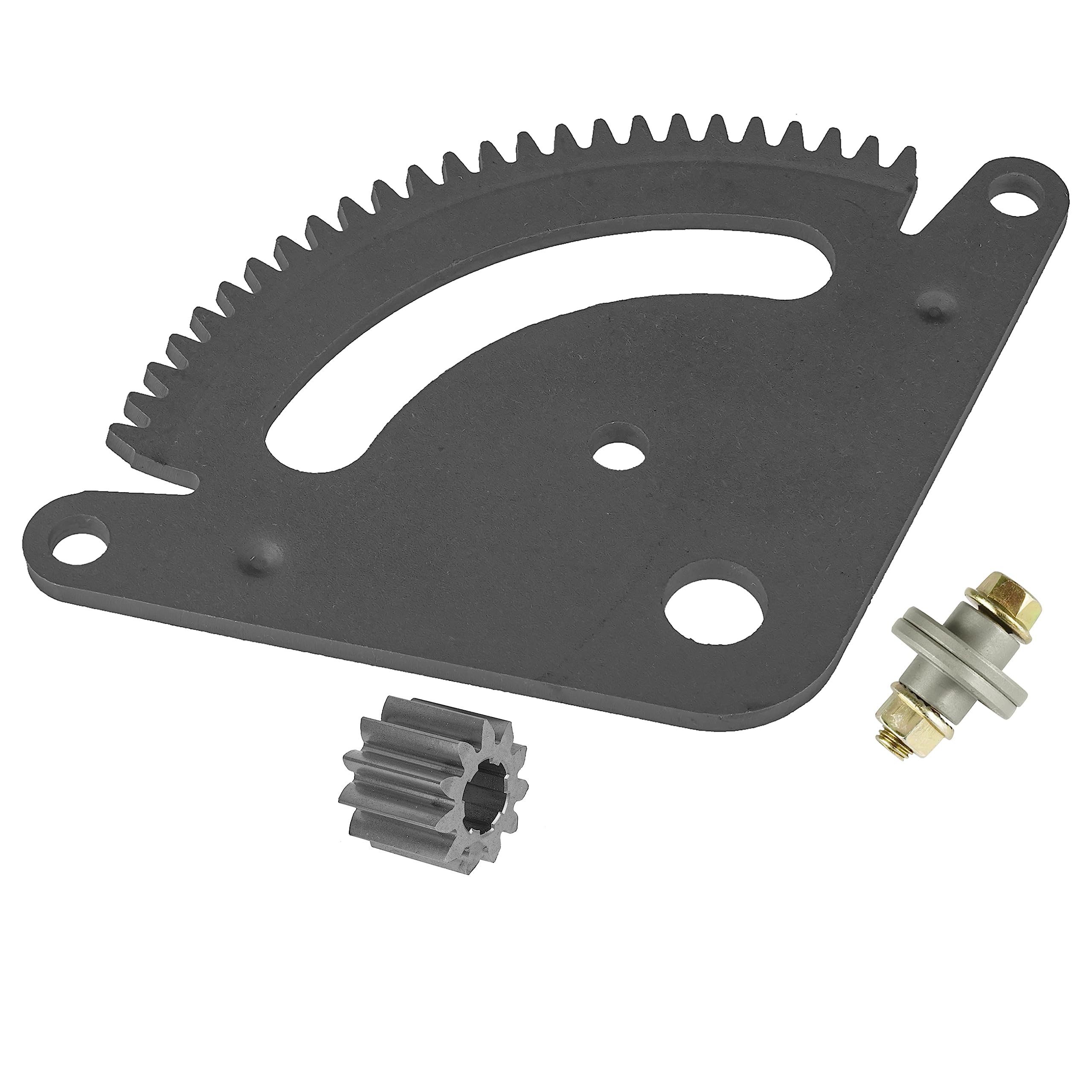 Caltric Engranaje De Piñón Y Placa De Sector Selectivo Compatible Con John Deere L110 L111 L118 L120 L130
