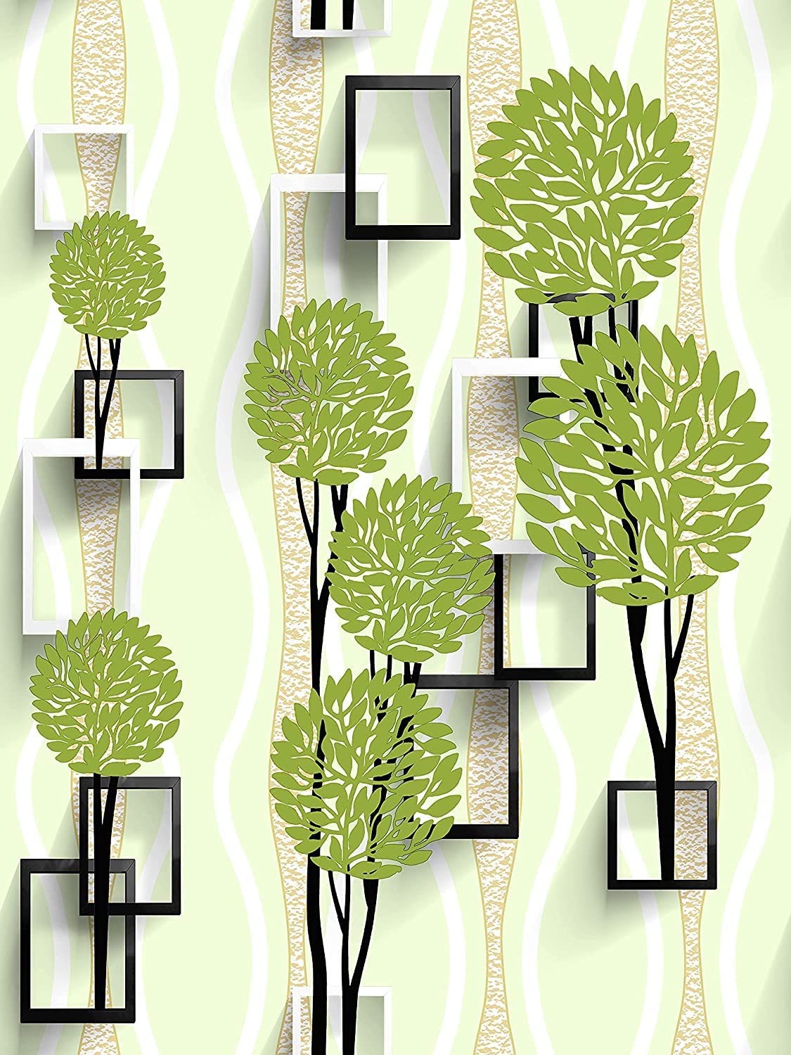 A WALLS DREAM Green Tree 3D Frame Self Adhesive Wall Paper 200 X 45 CM- 9 SQFT Approx (B0B56ZB59L) Amazon Price History, Amazon Price Tracker