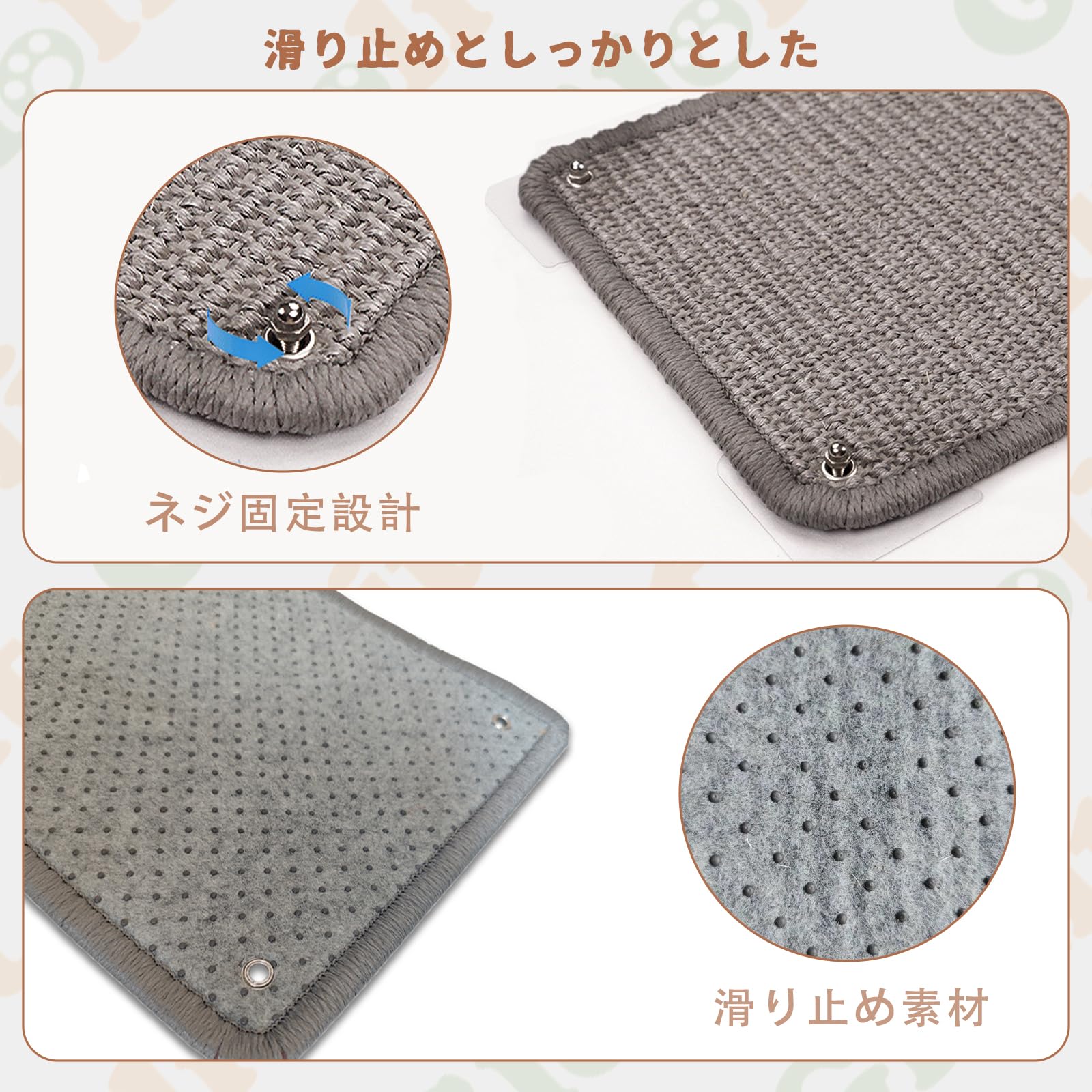 猫用の縦型爪とぎボード 爪研ぎマット 25×150cm カーキ Amazon | GLOLIT 猫用の縦型爪とぎボード 爪研ぎマット サイザル