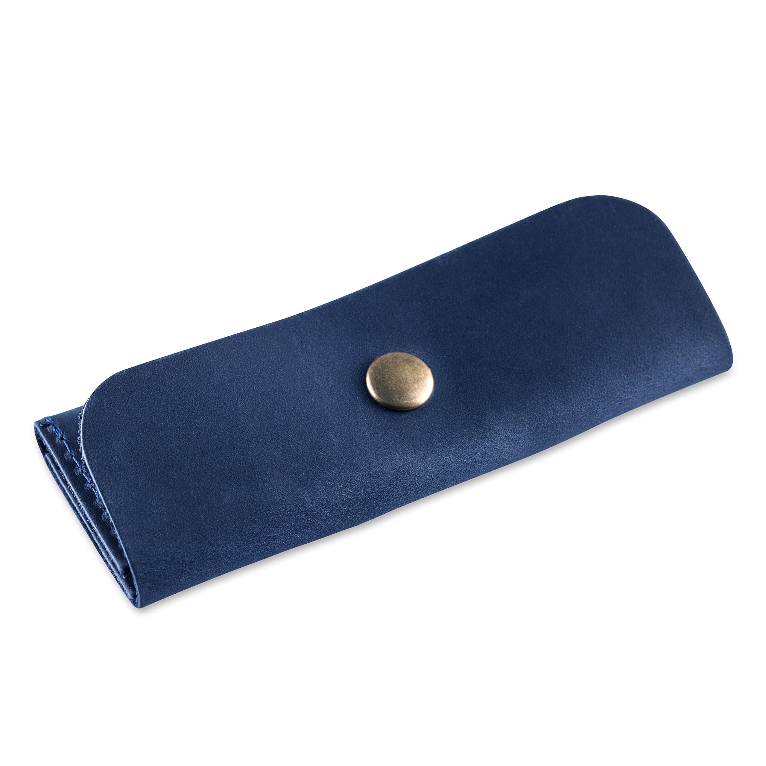 Soporte de piel para púas de guitarra, bolsa para púas de guitarra, bolsa para púas, regalo para guitarristas, Blue, Soporte para púas