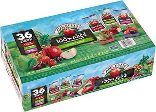 Apple & Eve 100% Juice Boxes Variety Pack - 36 Ct (Apple, Very Berry, Fruit Punch) No Added Sugar, Kosher Certified