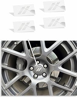 Reflective Concepts Hash Rhombus Center Cap Overlay Decals- 2017-2023 Charger and Challenger - (Color: Silver Metallic)