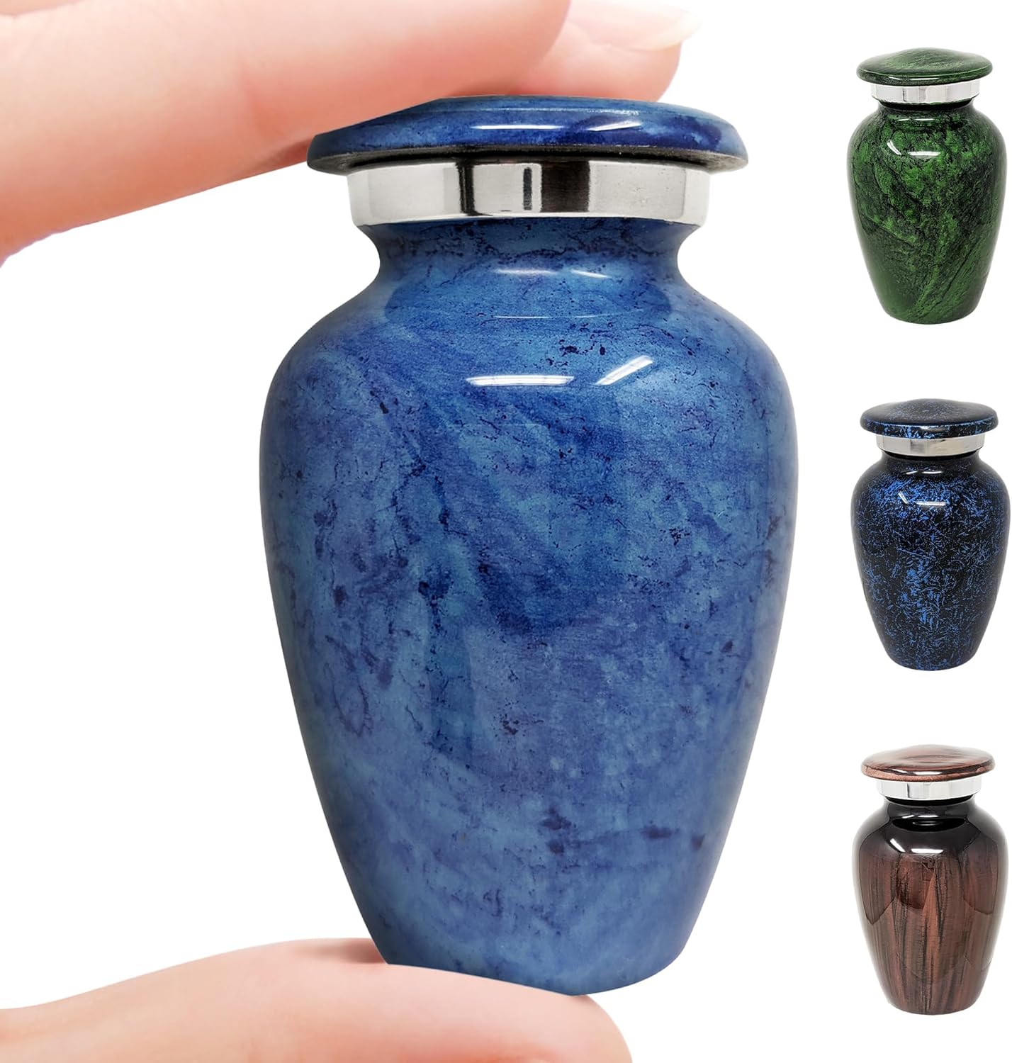 Small Cremation Urn for Human Ashes Keepsake - Miniature Memorial Urns, Personal Cremation Keepsake for Ashes, Mini Ash Holder, Elegant Tribute for Loved Ones, Compact Memorial Container
