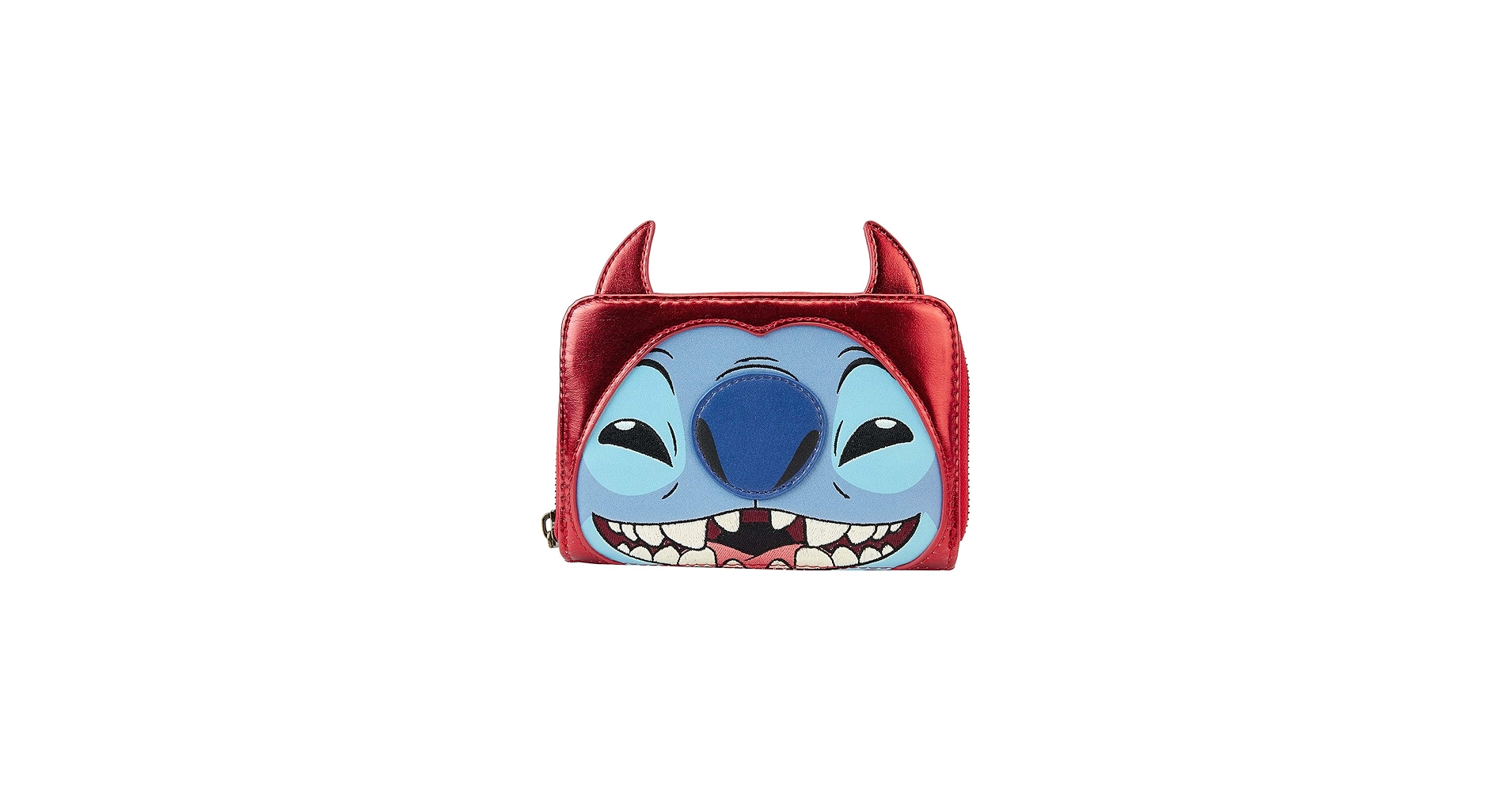 スティッチ My Little Devil Amazon.com: Loungefly Disney Sitch Devil Zip Faux Leather