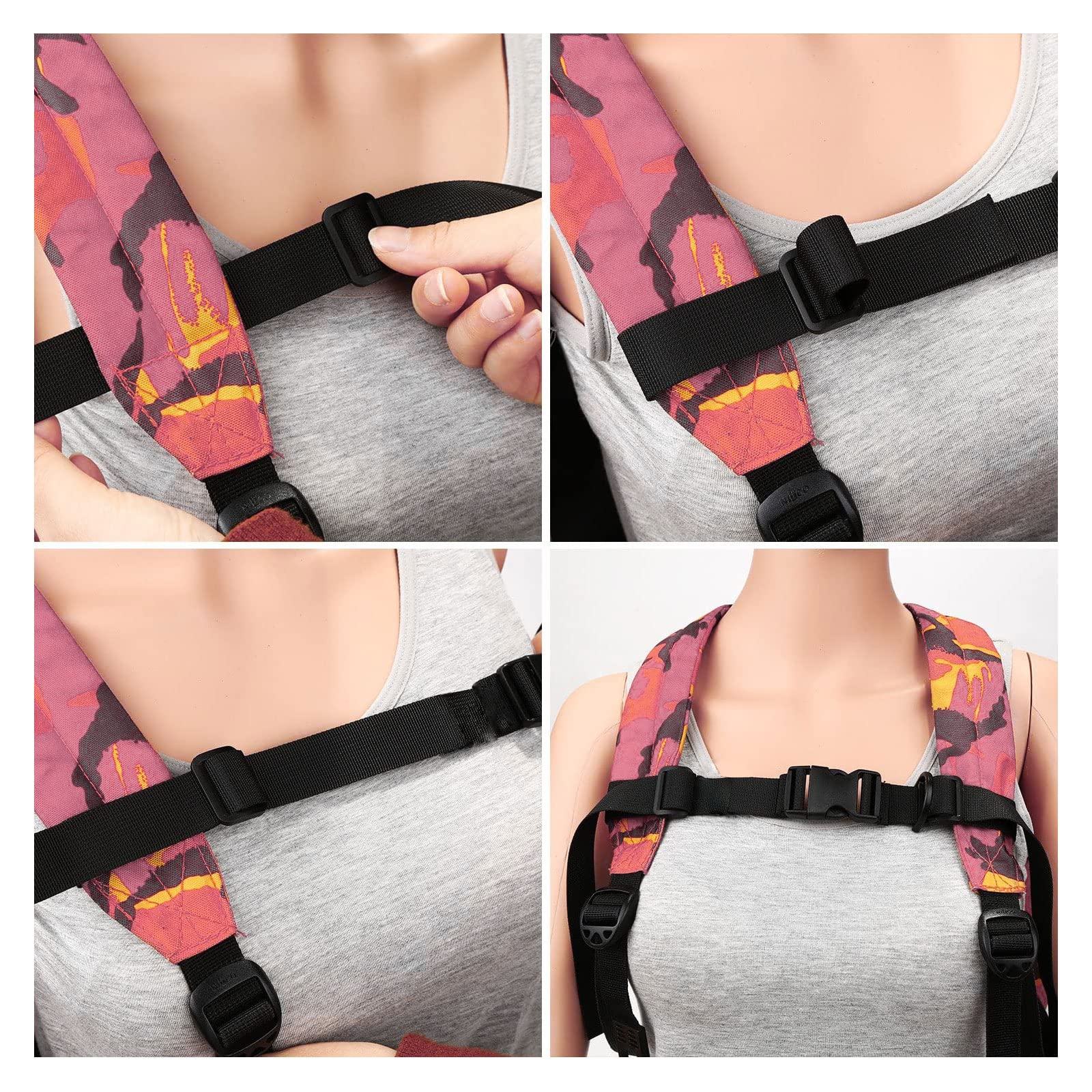 Violotoris Lot De 4 Sangles De Poitrine Pour Sac à Dos