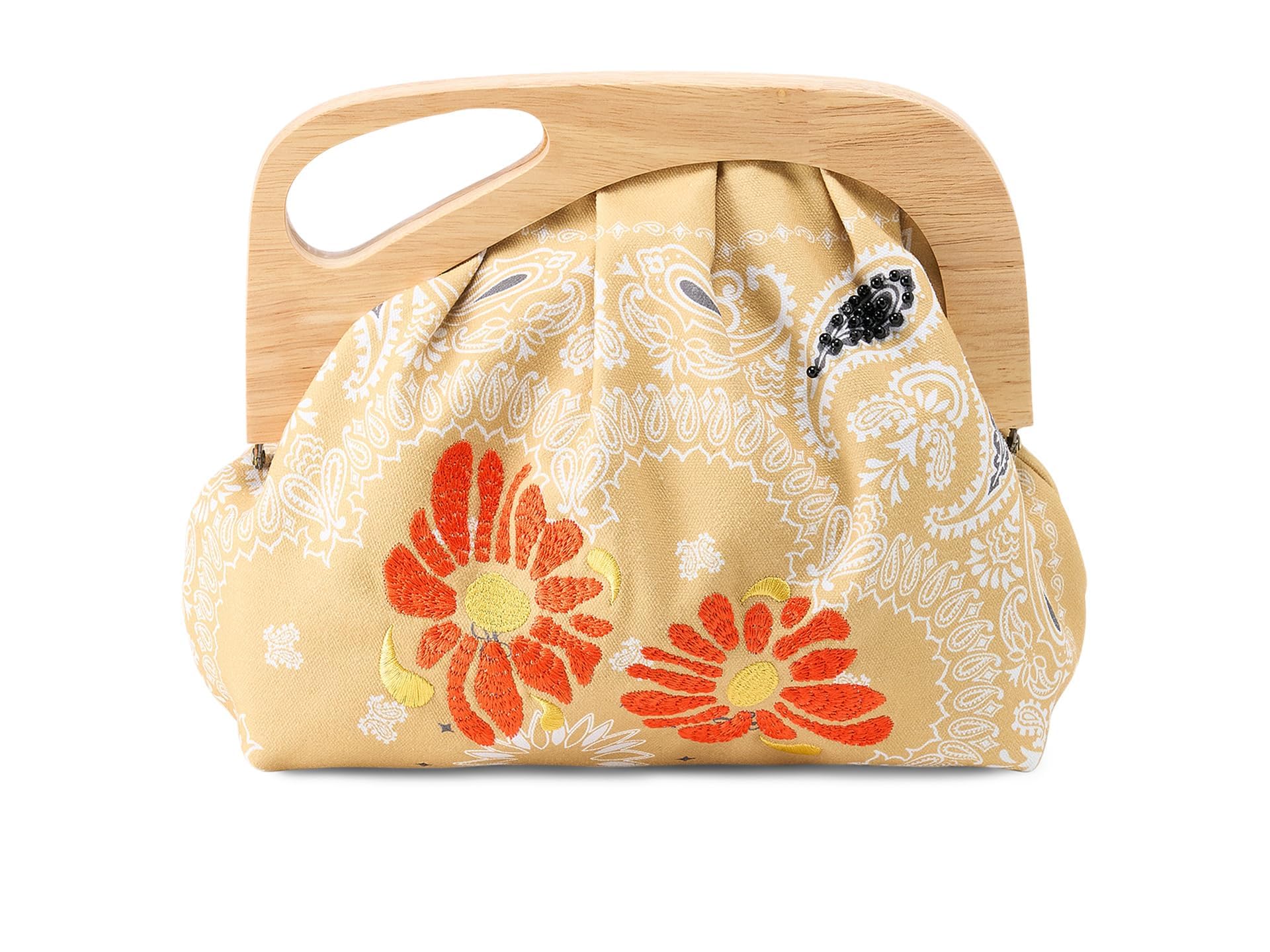 HOBO Womens Dakota Print Clutch Sunset Bandana One Size One Size