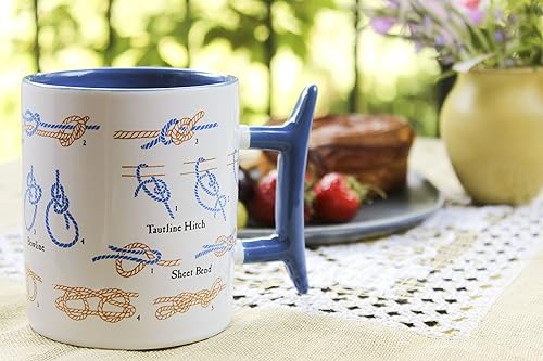 Miniatura 3 de The Unemployed Philosophers Guild How To Tie Knots Mug - Learn to Make 8 Different Knots Over Coffee, Comes in a Gift Box, Rope Included, 12 oz